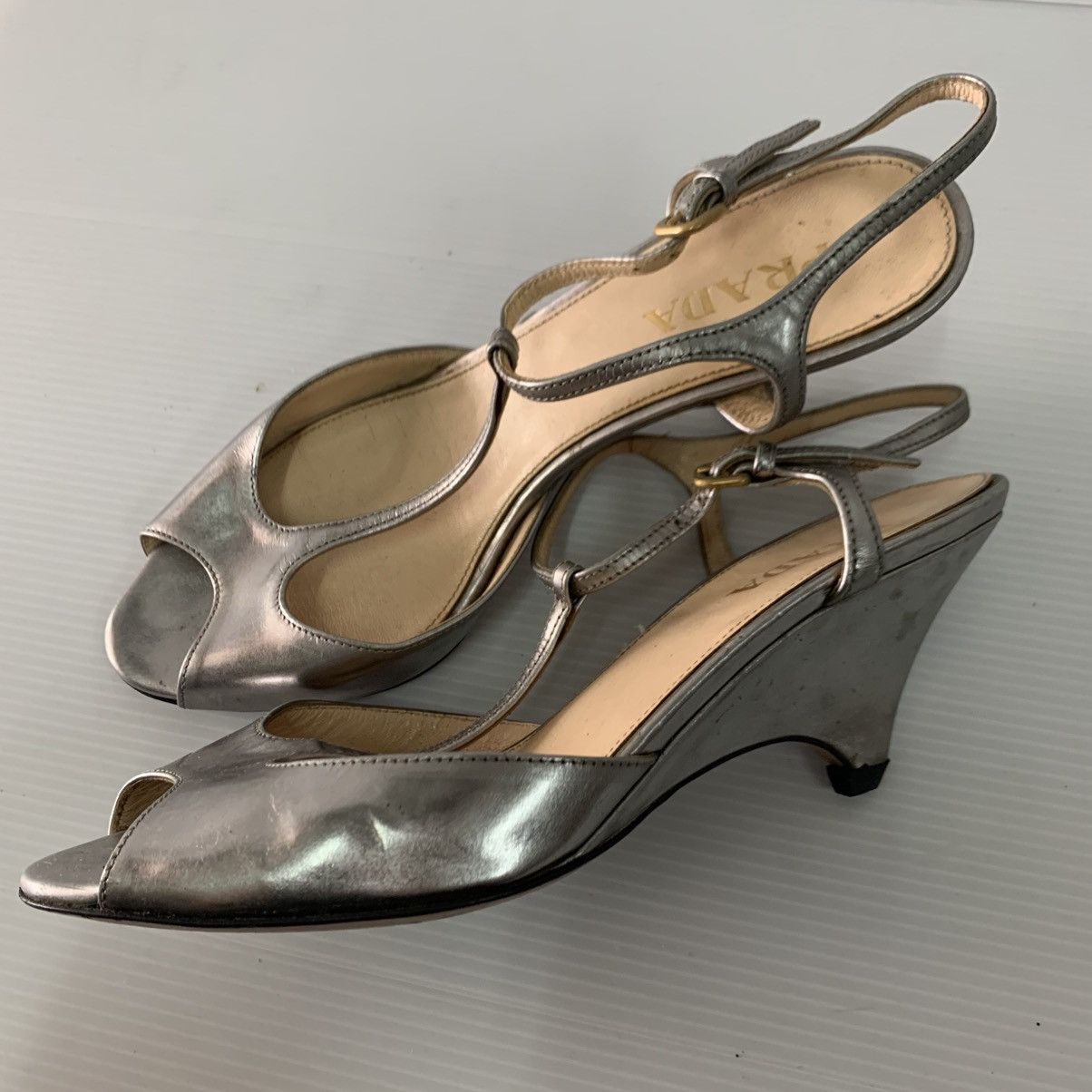 Prada Prada Leather Heels Size US 6 / IT 36 - 2 Thumbnail