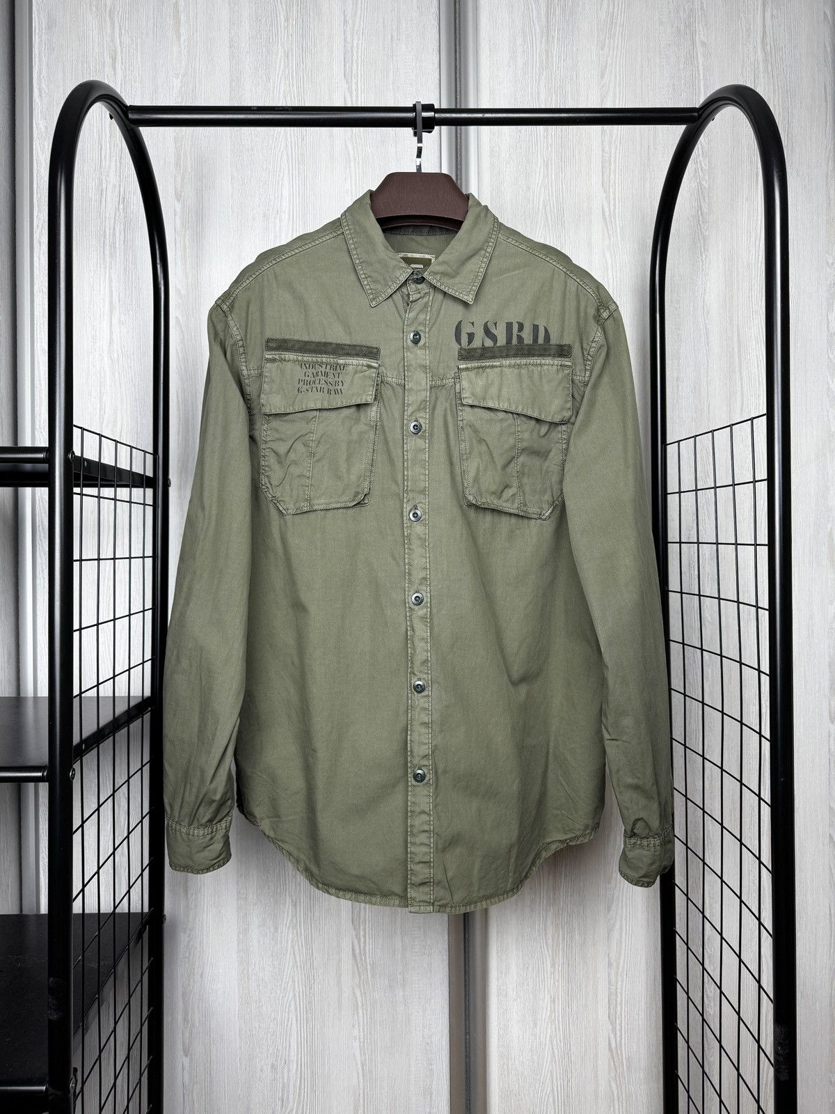 G-Star G-Star Raw Cargo Military Duke Roll-UP Shirt L/S Utility XXL Size US XXL / EU 58 / 5 - 1 Thumbnail