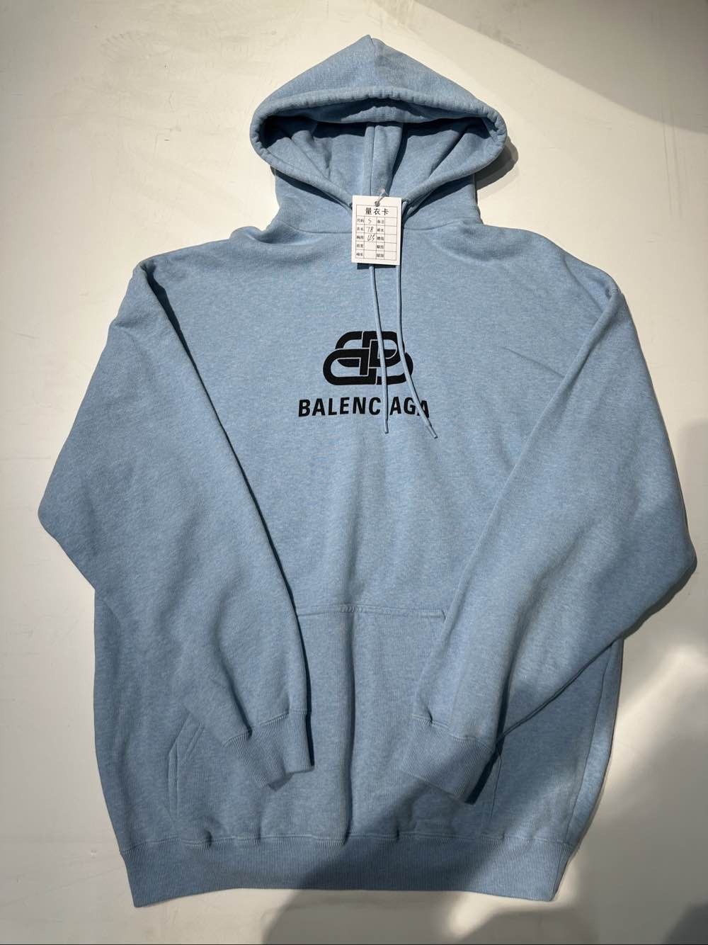Balenciaga Balenciaga BB Logo Hoodie Blue Size S Size US S / EU 44-46 / 1 - 1 Thumbnail