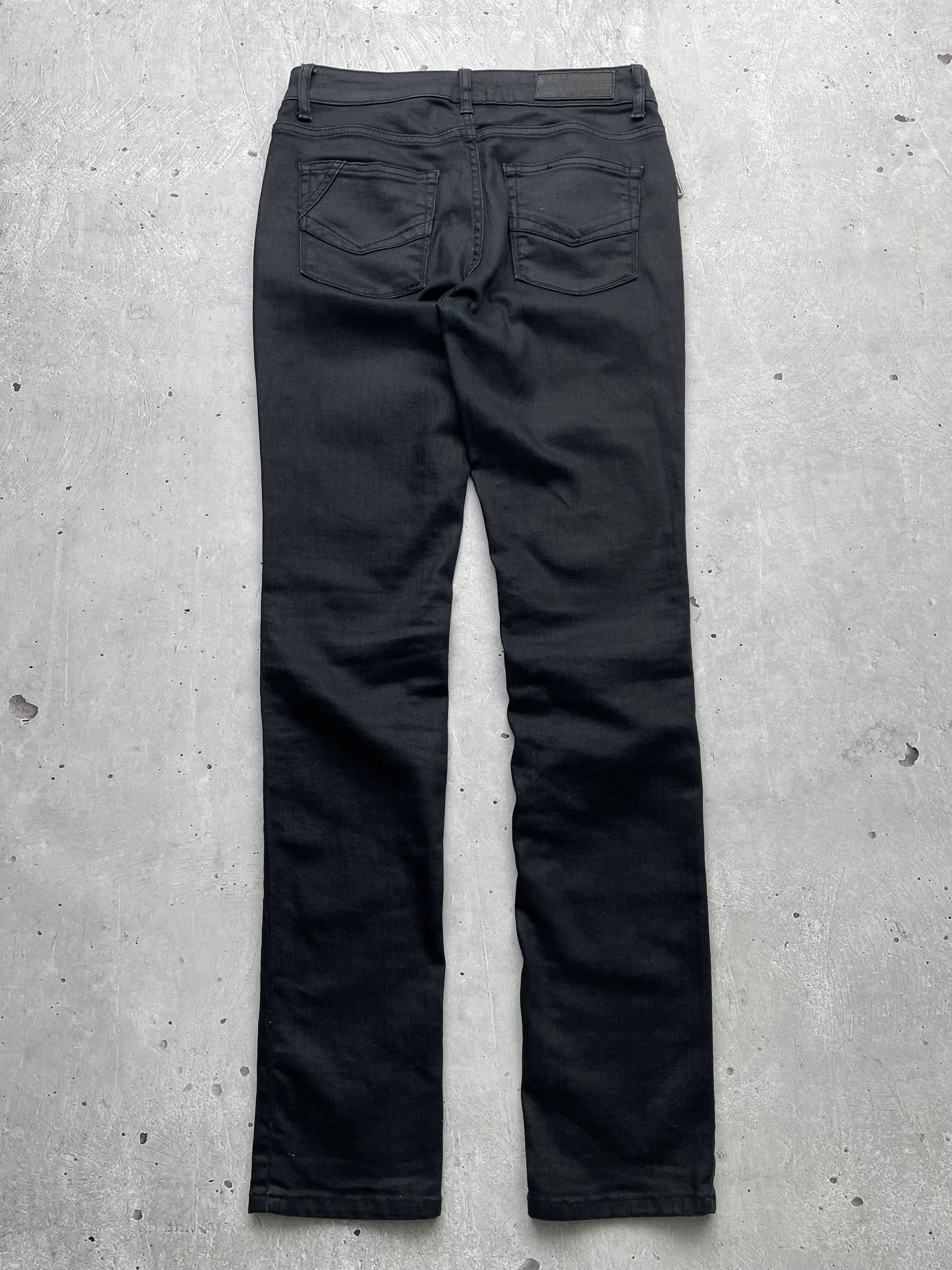Zadig & Voltaire Zadig & Voltaire Vintage Waxed Darkside Noir Jeans Size 27" / US 4 / IT 40 - 8 Thumbnail