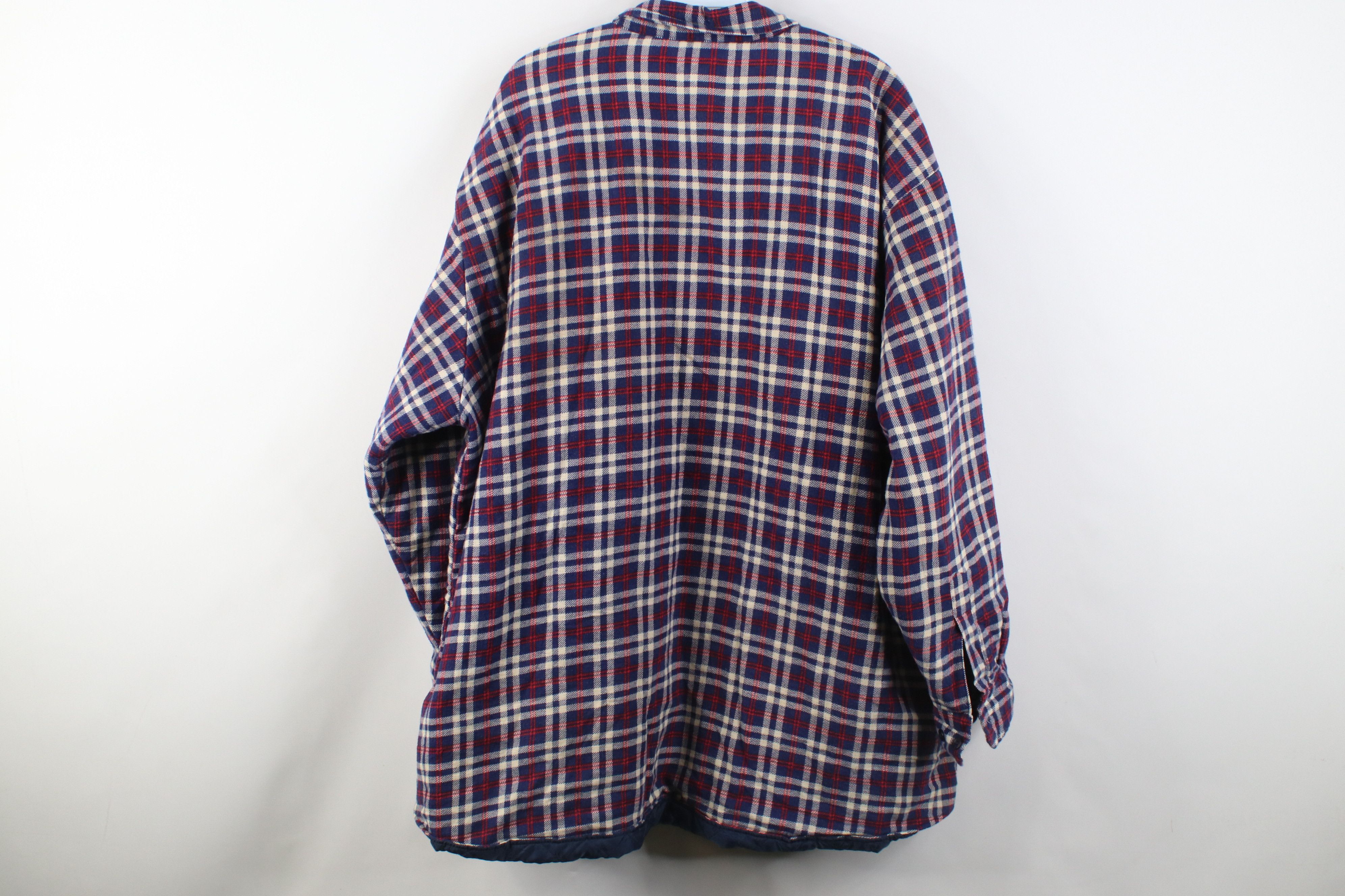 Vintage Vintage 90s Streetwear Button Shirt Jacket Jac Shirt Plaid Size US XXL / EU 58 / 5 - 13 Thumbnail