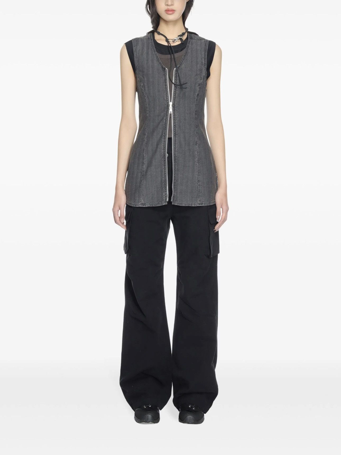 Our Legacy Our Legacy Biker Zip Vest Size US4 Size S / US 4 / IT 40 - 3 Thumbnail