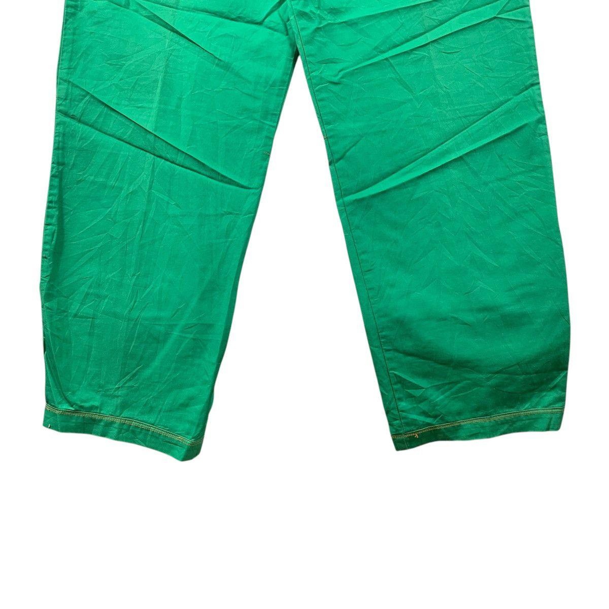 Japanese Brand × Nigel Cabourn NIGEL CABOURN Green baggy colour jeans Size US 33 - 11 Thumbnail