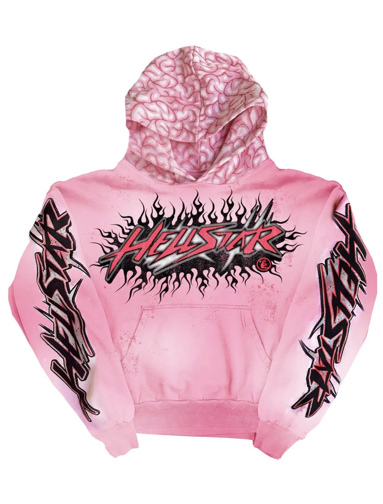 Vintage Hellstar Brainwashed Hoodie with Brain | Grailed