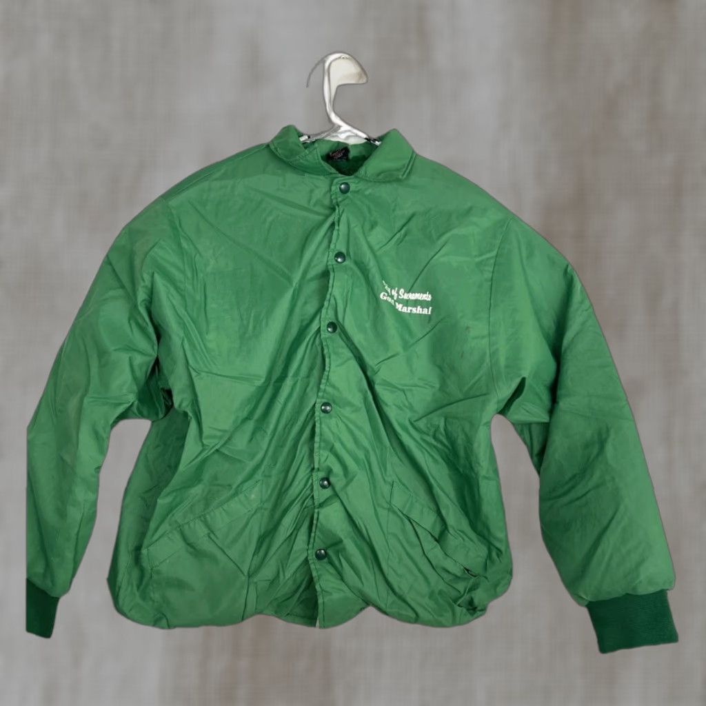 Vintage VINTAGE Aristo Jac Mens Large Green Snap Jacket Bomber Lined Golf Size US L / EU 52-54 / 3 - 1 Thumbnail