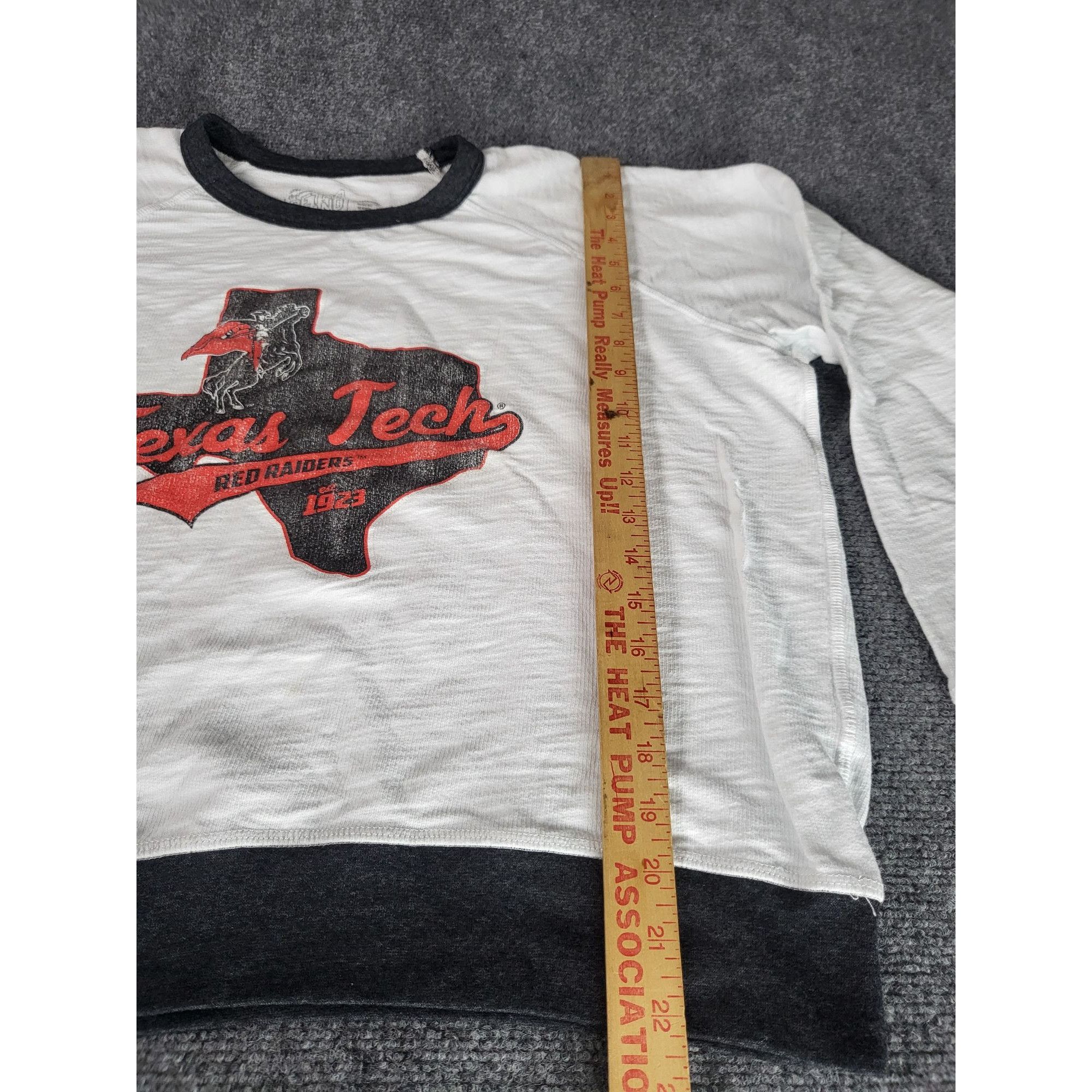 NCAA Texas Tech Red Raiders Cropped Sweatshirt Women Sz L Retro B Size L / US 10 / IT 46 - 3 Thumbnail