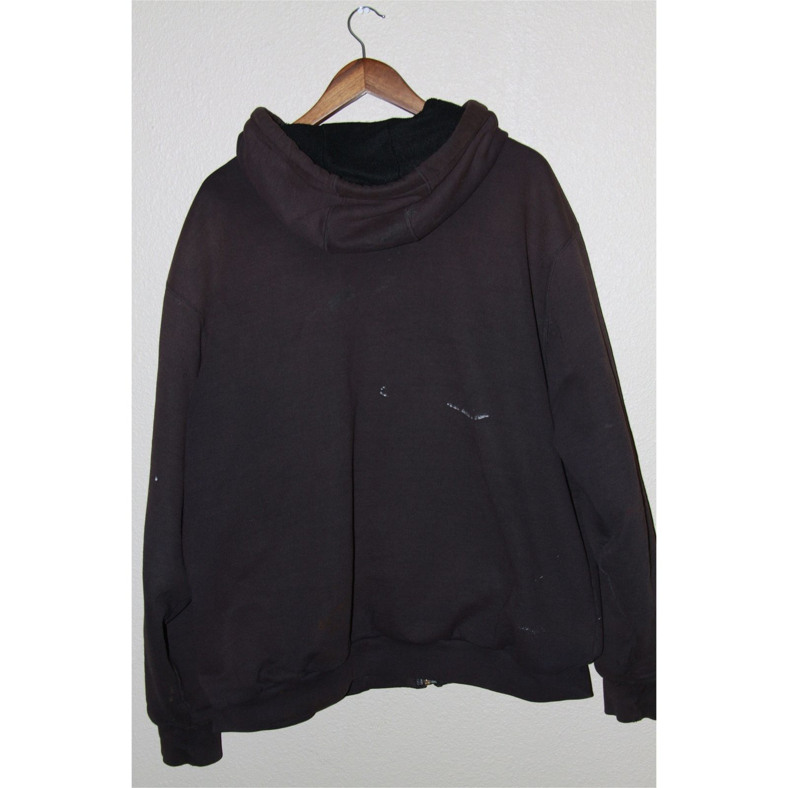 Carhartt Carhartt Brown Zip-Up Hoodie – Heavyweight Workwear Size XL Size US XL / EU 56 / 4 - 2 Thumbnail
