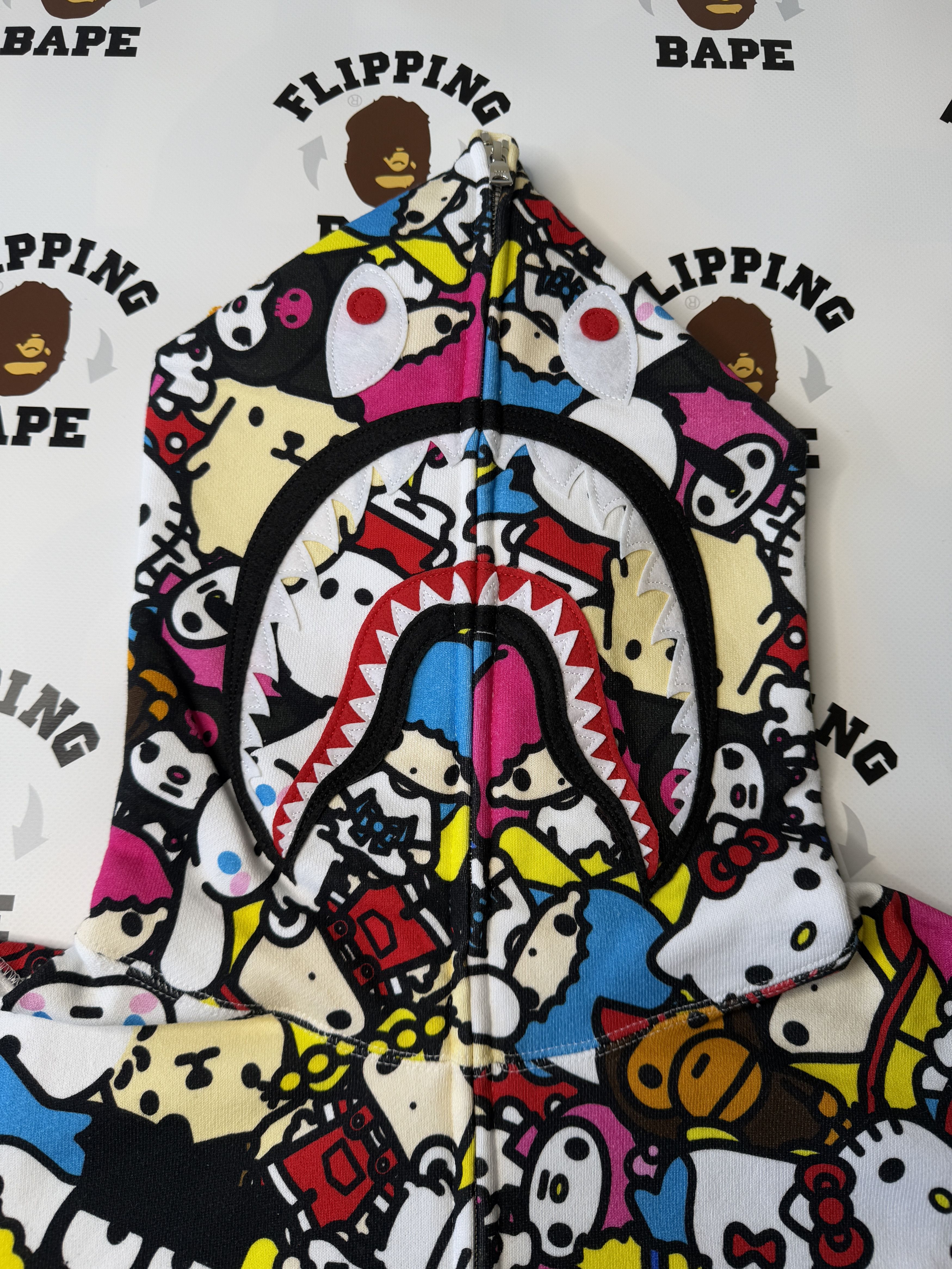 Bape BAPE BABY MILO X SANRIO CHARACTERS SHARK FULL ZIP HOODIE Size US XS / EU 42 / 0 - 3 Thumbnail