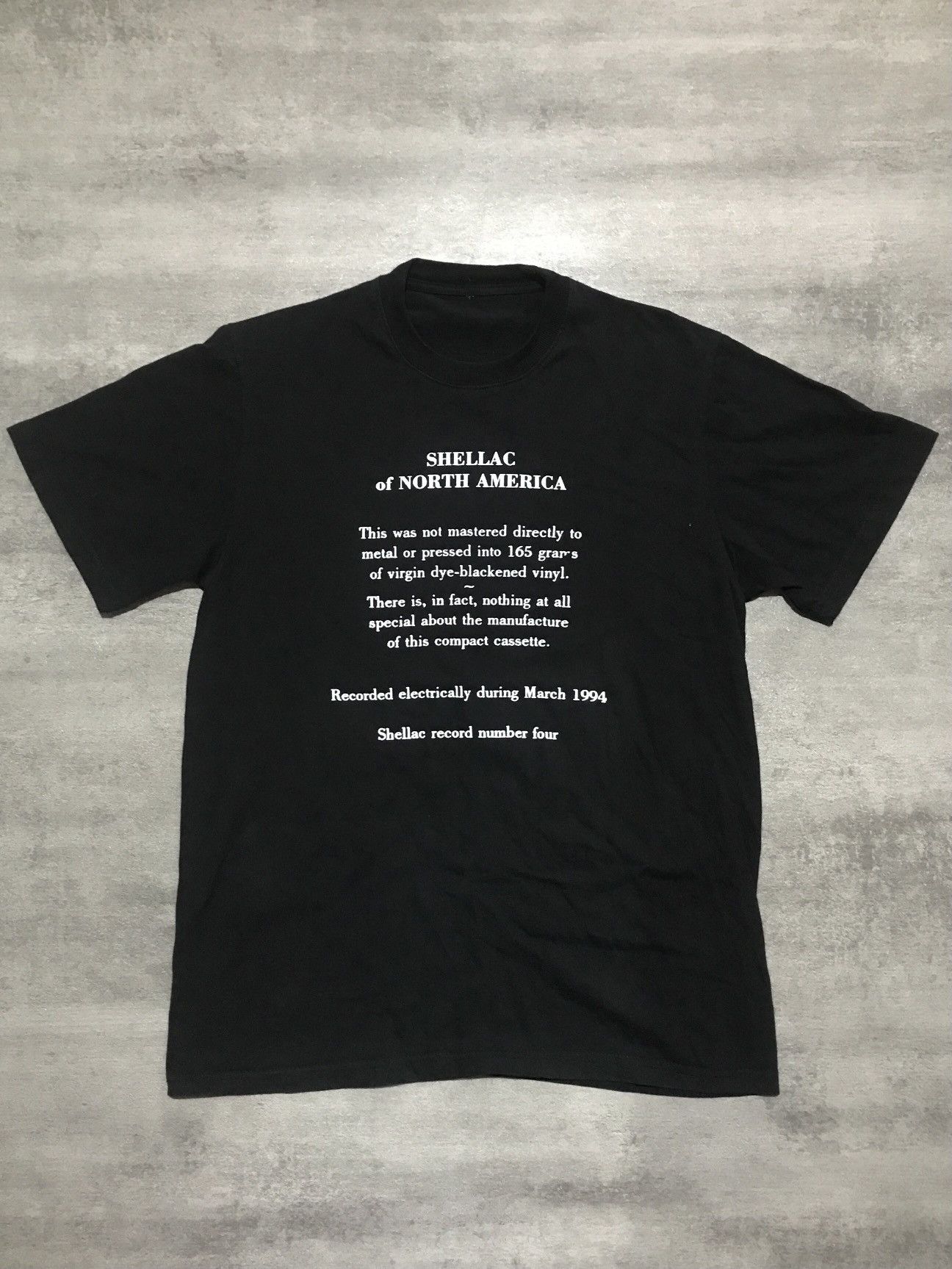 Band Tees Shellac At Action Park Album Liner Note Fanmade T-Shirt Size US L / EU 52-54 / 3 - 1 Thumbnail
