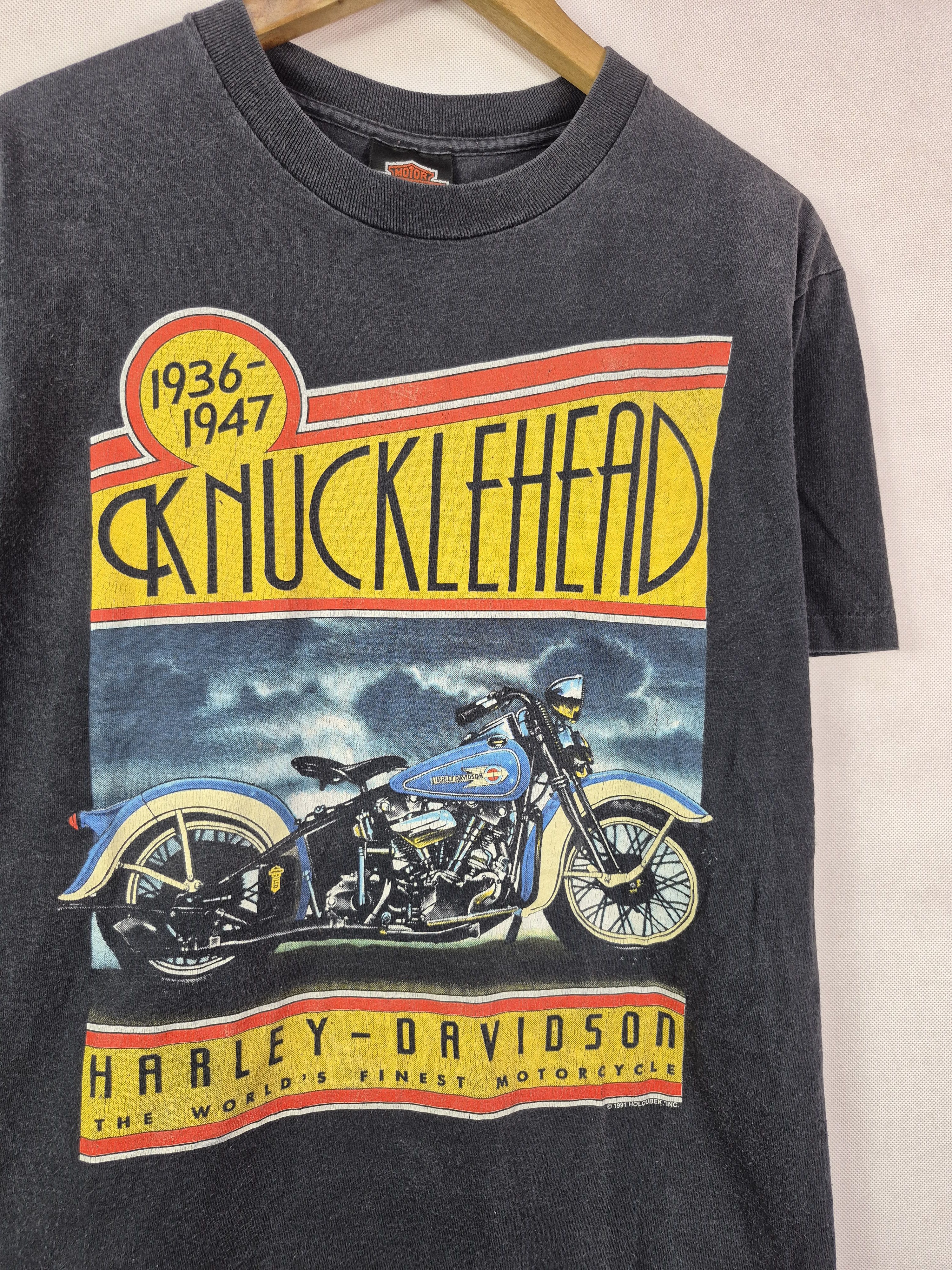 🔥 Vintage 90s Harley Davidson Knucklehead Tee