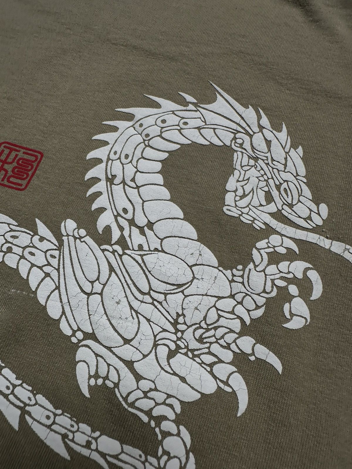 Stussy Vintage 90s Stussy Outdoor Dragon Print Tank Top T shirt Size US XL / EU 56 / 4 - 11 Thumbnail