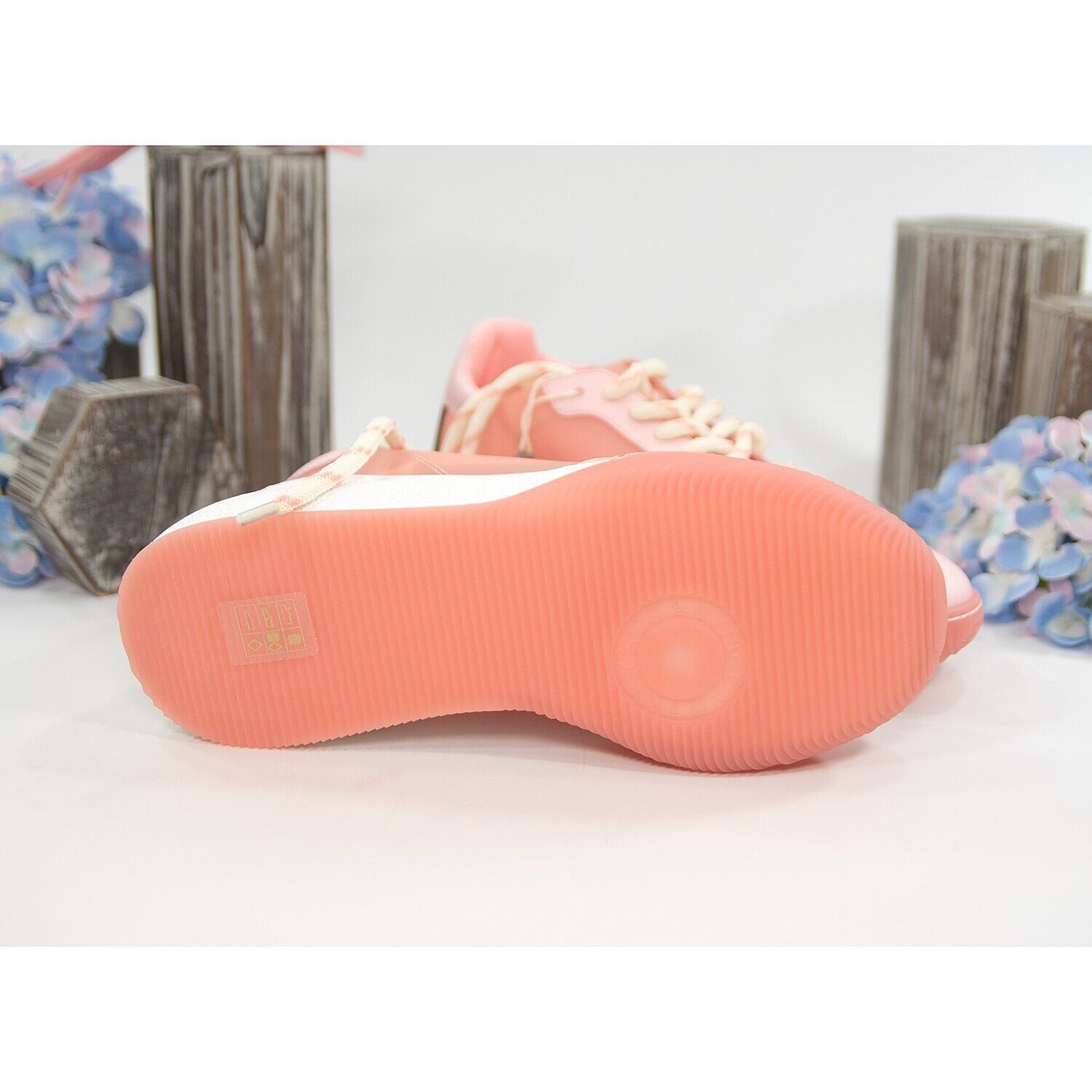 Stella McCartney Stella McCarney Rose Loop Oversize Vegan Leather Sneaker Size US 8 / IT 38 - 5 Thumbnail