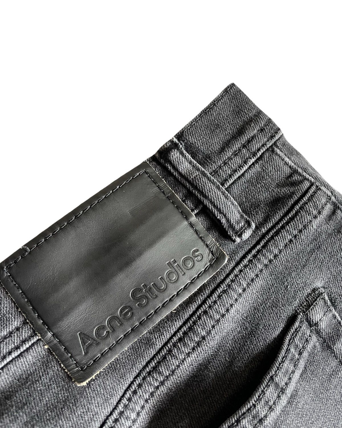 Acne Studios Acne Studios Grey Washed Jeans Size US 29 - 4 Thumbnail