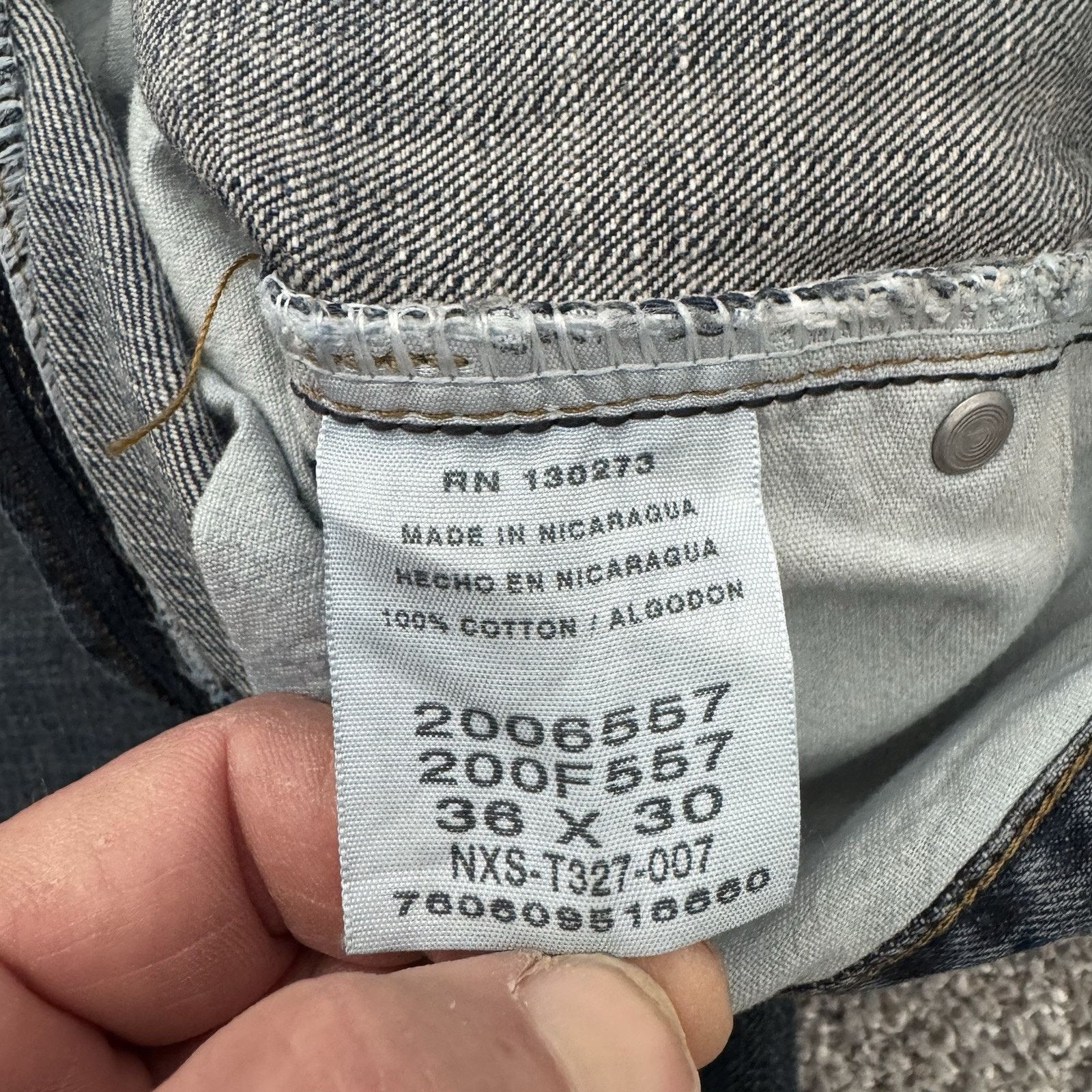 Lee Lee Jeans Mens Size 36x30 Relaxed Straight Grunge Streetwear Size US 36 / EU 52 - 8 Thumbnail