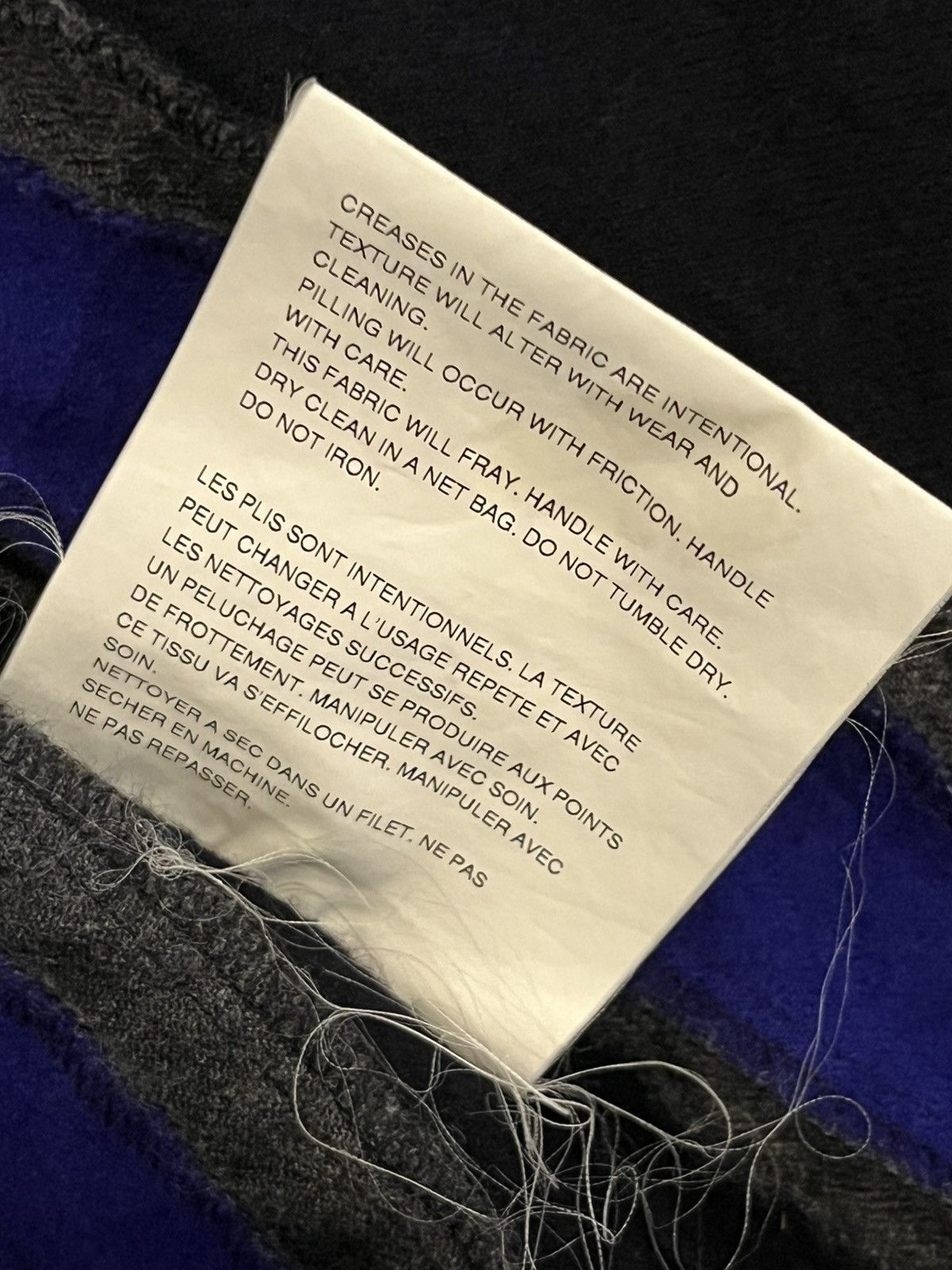 Comme des Garcons × Junya Watanabe Vintage 2002 Textured Stripe Overshirt Size US M / EU 48-50 / 2 - 5 Thumbnail