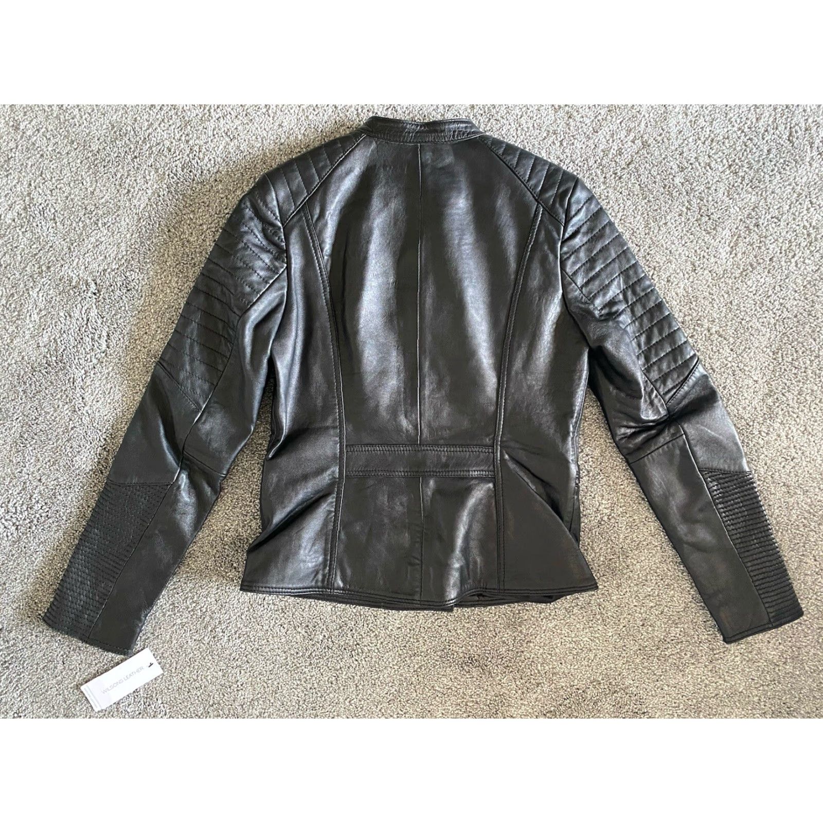 Vintage VINTAGE NWT New Wilsons Leather Jacket Women’s Size S Black MSRP 00 Size S / US 4 / IT 40 - 2 Thumbnail
