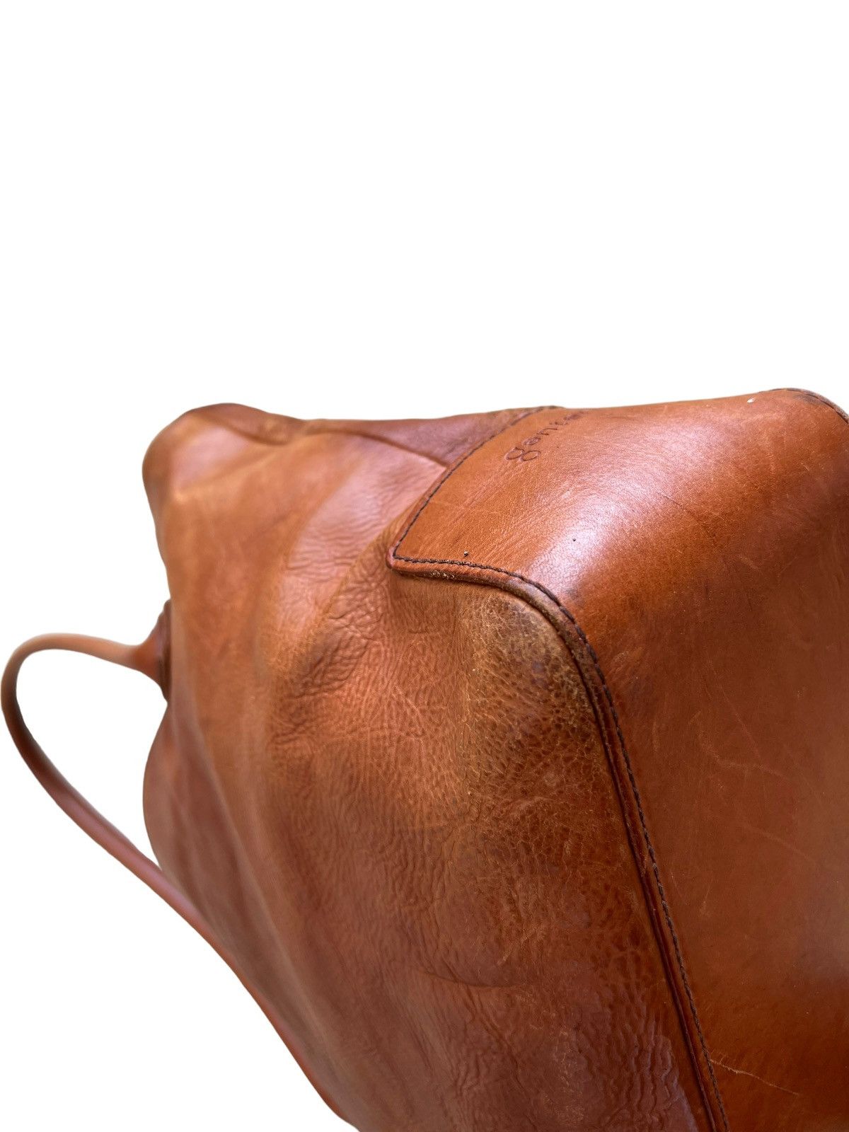 Leather Genten Japan Patina Leather Shoulder Bag Size ONE SIZE - 11 Thumbnail