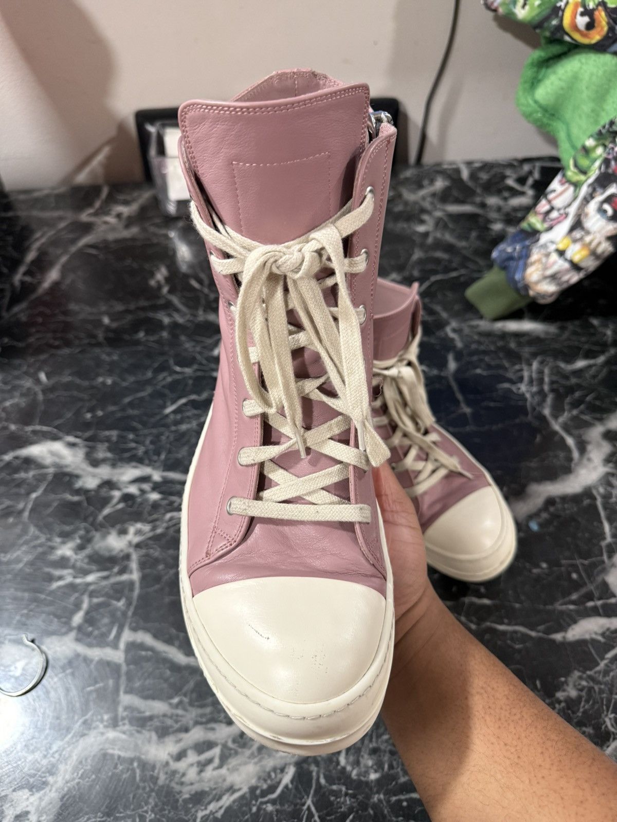 Rick Owens Rick Owens Hi Ramone Size 43 EU / 10 US Size US 10 / EU 43 - 13 Thumbnail