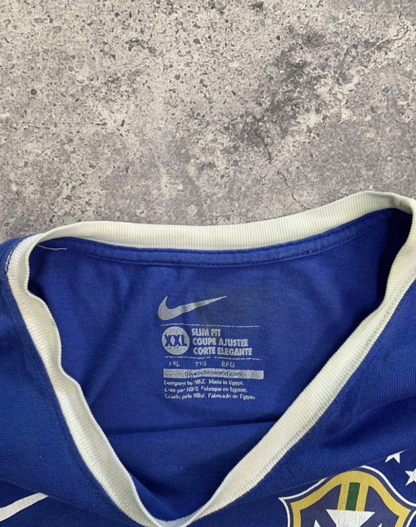 Nike × Vintage Nike Jersey Vintage Blockore Y2K Brazil 1998-2000 Soccer Size US XXL / EU 58 / 5 - 7 Thumbnail