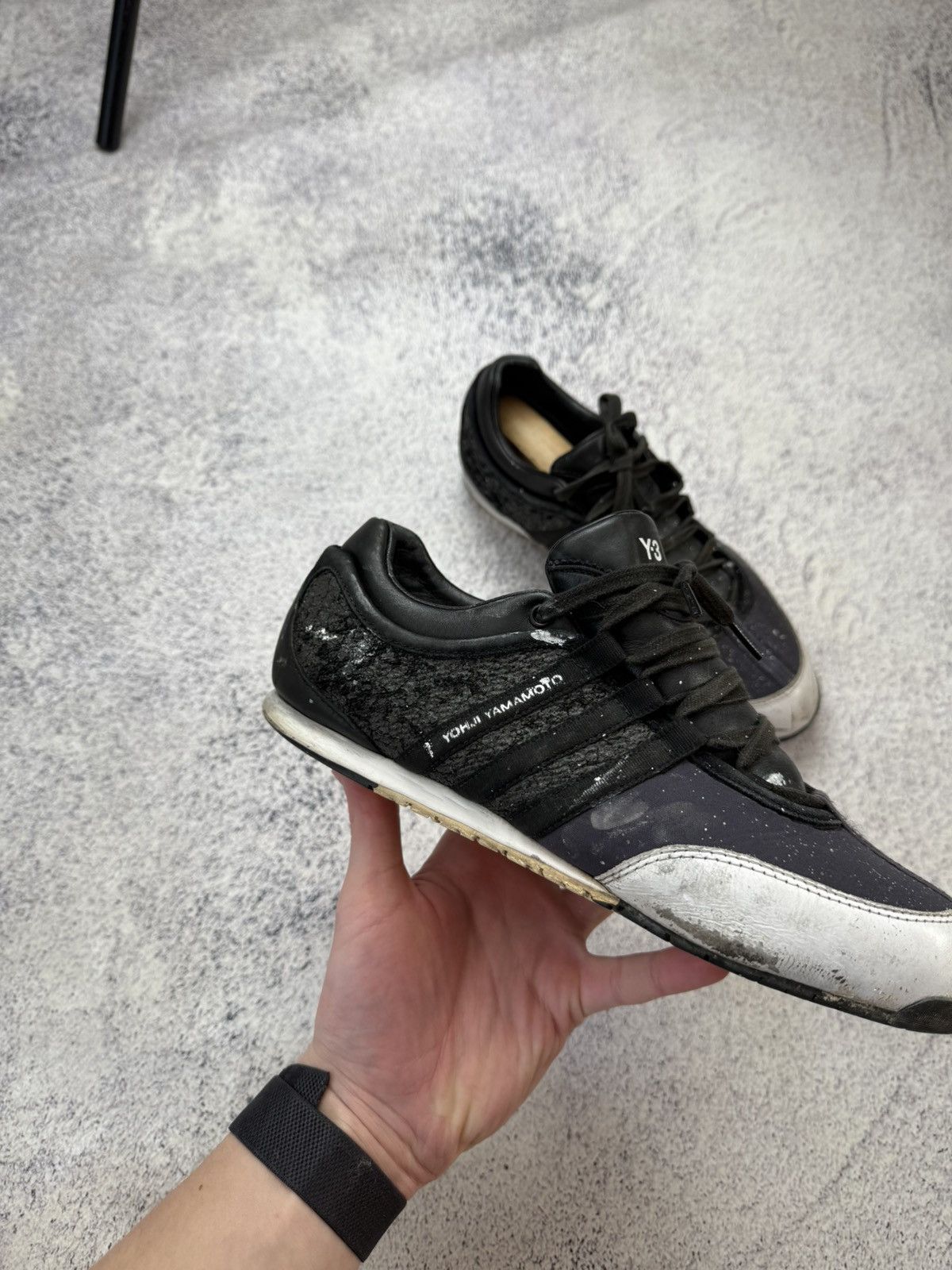 Yohji Yamamoto Yohji Yamamoto Y3 Adidas Distressed boxing trainers size 40 Size US 8 / EU 41 - 4 Thumbnail