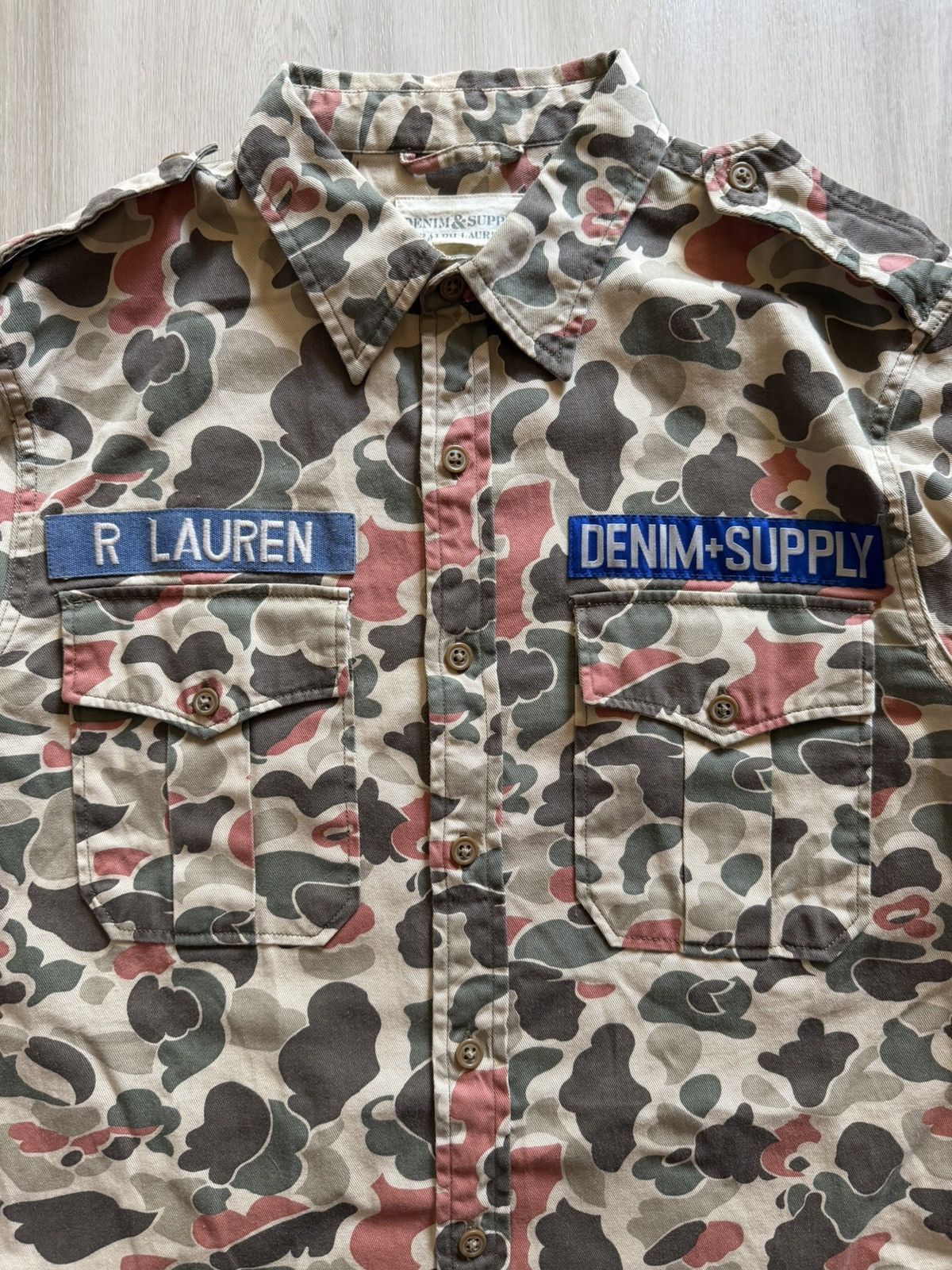 Polo Ralph Lauren Ralph Lauren Denim Supply USRL Duck Camo Patchwork Sz M Size US M / EU 48-50 / 2 - 3 Thumbnail