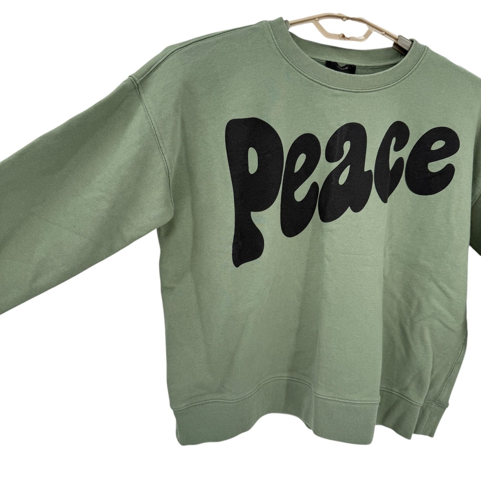 J.Crew J Crew Sweatshirt Womens Graphic PEACE Pullover NEW Size M / US 6-8 / IT 42-44 - 3 Thumbnail