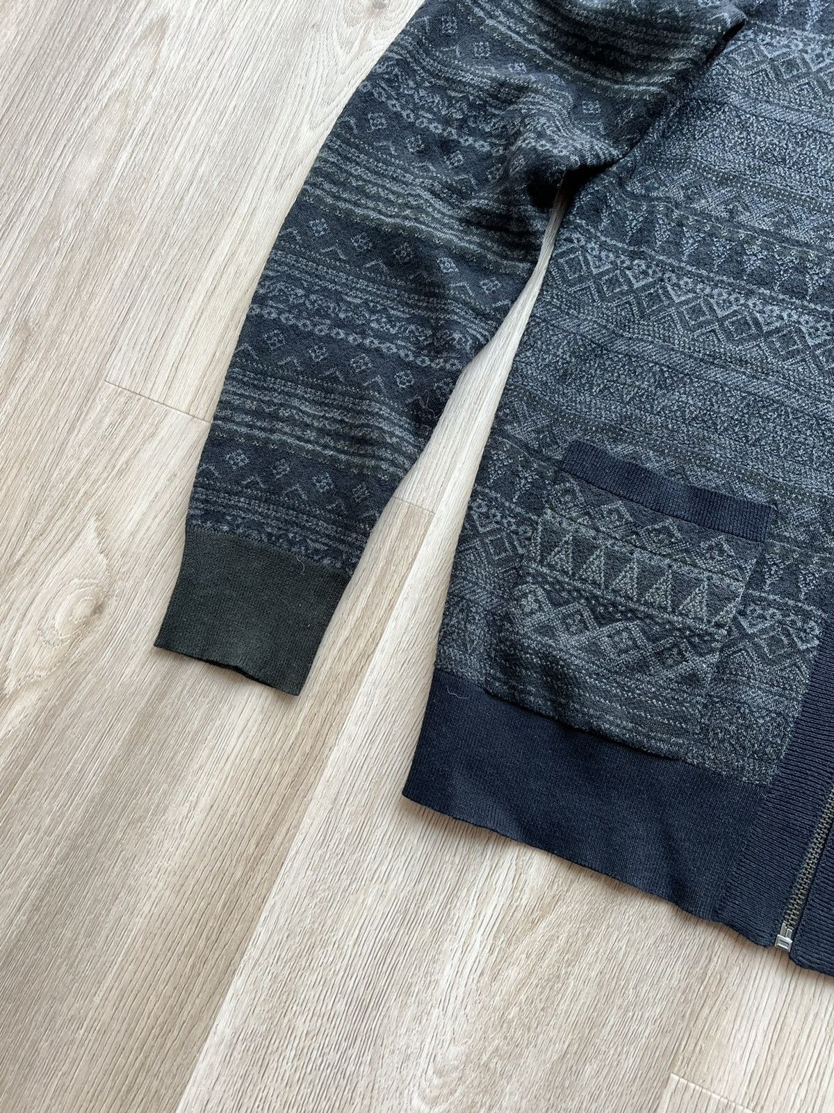 Allsaints Allsaints Privateer Zip Up Cardigan Size US M / EU 48-50 / 2 - 2 Thumbnail