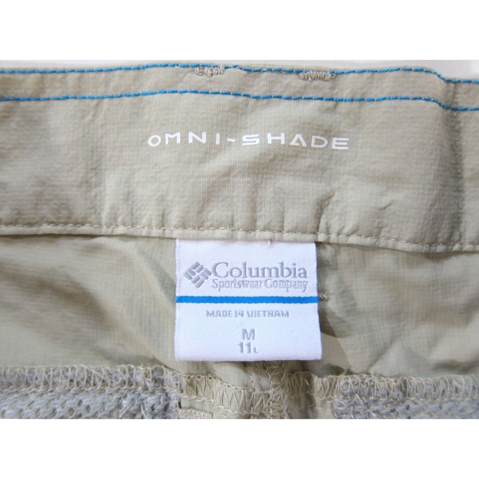Vintage Columbia Cargo Shorts Hike Travel Bermuda Pocket 5 Pockets M Beige Men Size US 34 / EU 50 - 4 Thumbnail
