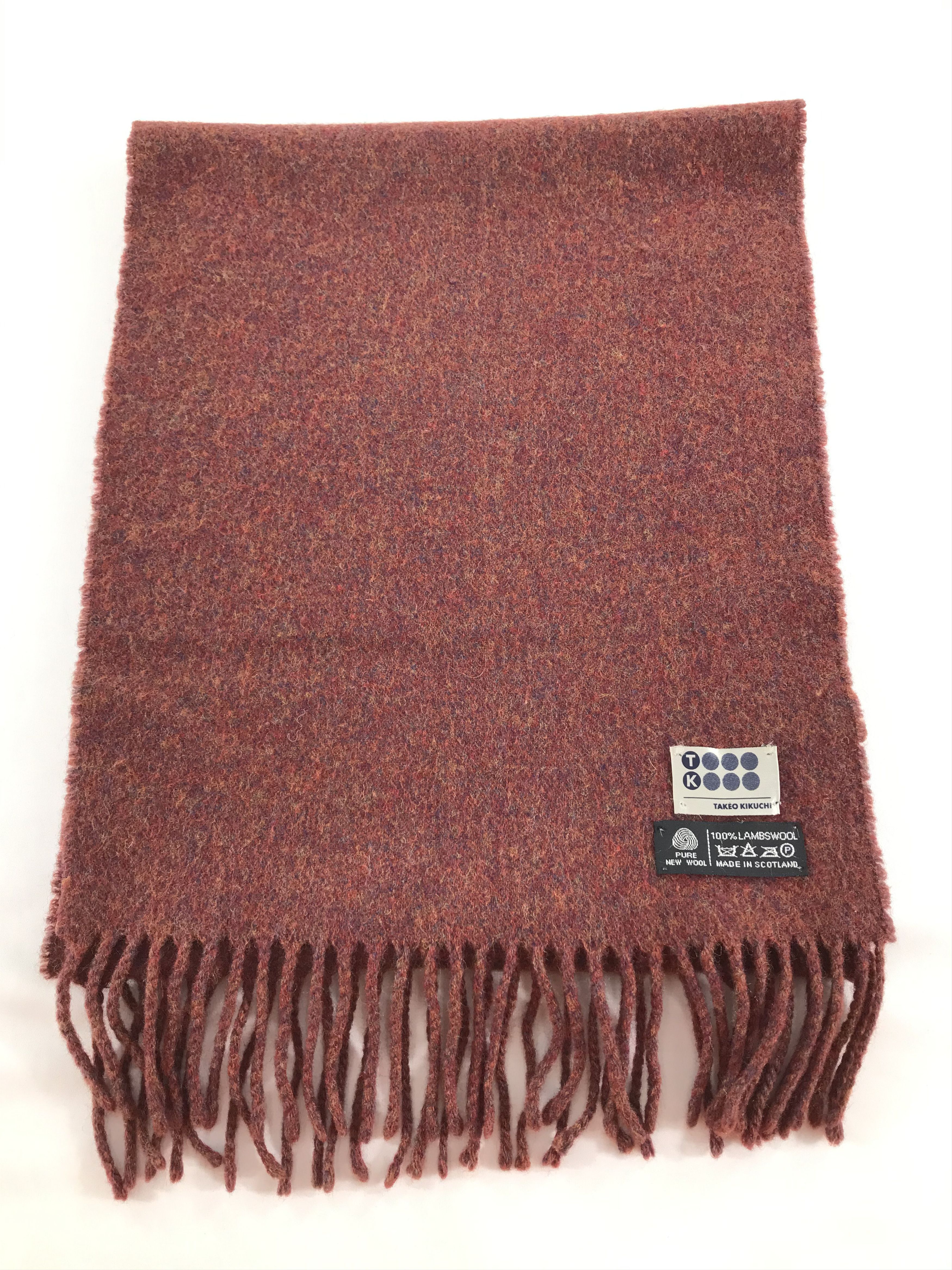 Takeo Kikuchi Takeo Kikuchi Wool Scarf Muffler V201 Size ONE SIZE - 2 Thumbnail