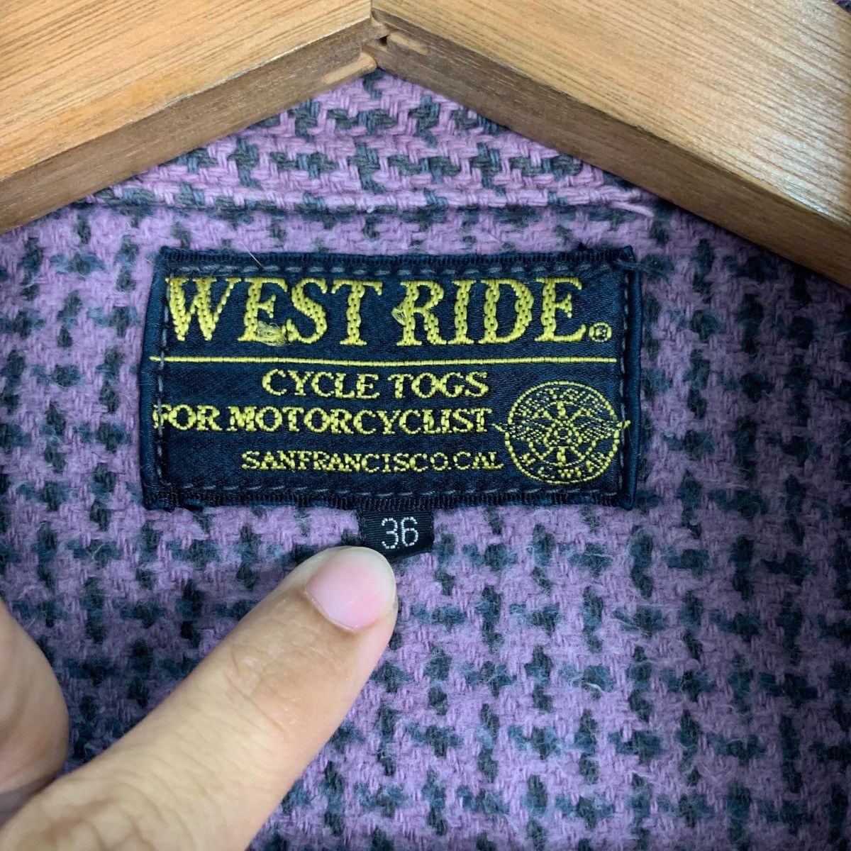Flannel WEST RIDE Cycle Togs For Motorcyclist Button Shirt #0139-C7 Size US S / EU 44-46 / 1 - 16 Thumbnail