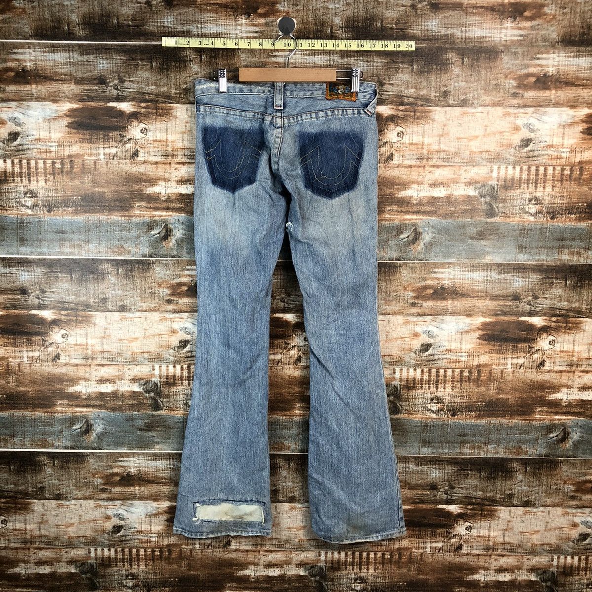 True Religion DLL True Religion Blue Distressed ripped Denim Pants #A2143 Size 26" / US 2 / IT 38 - 14 Thumbnail