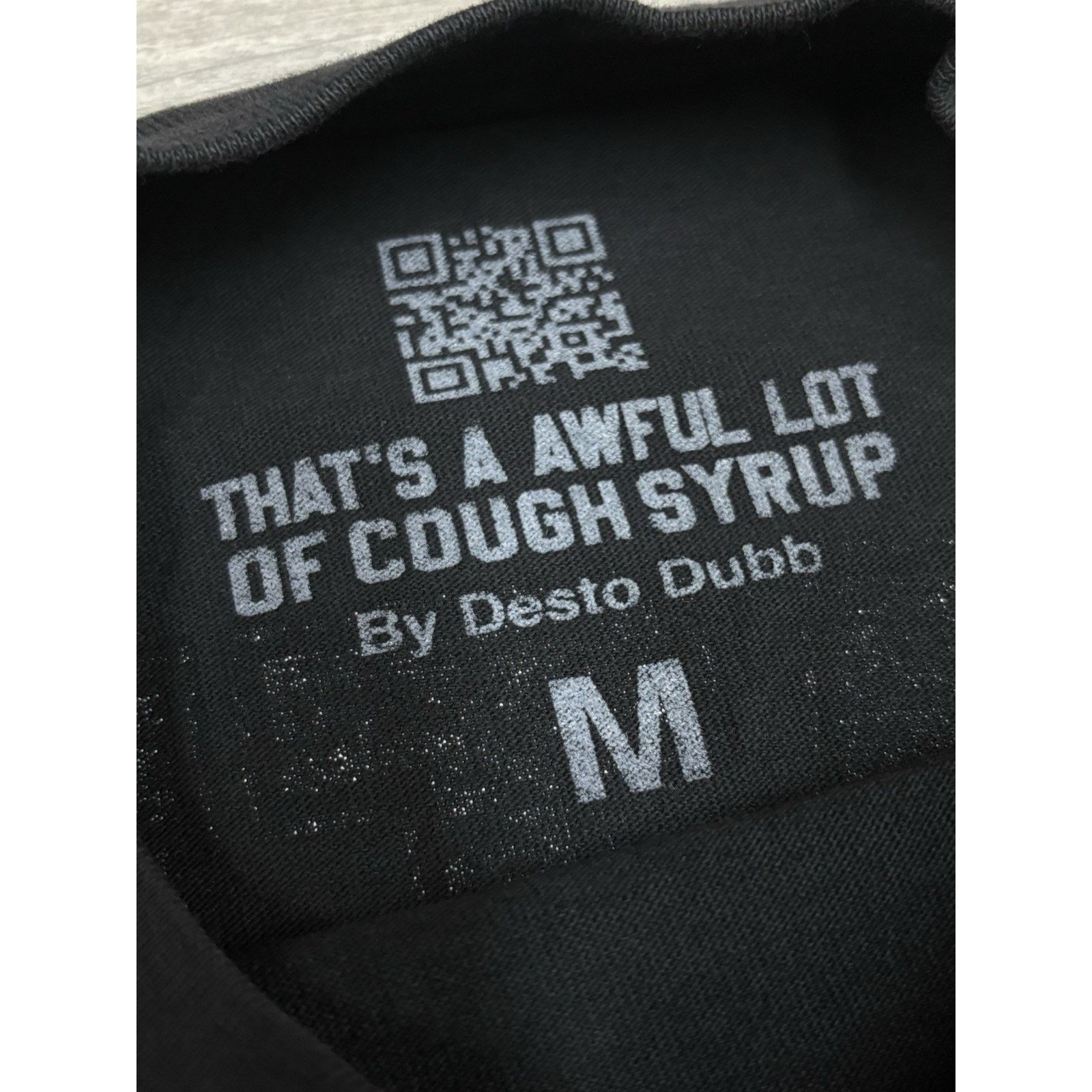 Awful Lot of Cough Syrup Awful Lot Of Cough Syrup X Persona T-Shirt ' Black ' | NEW! Size US M / EU 48-50 / 2 - 11 Thumbnail