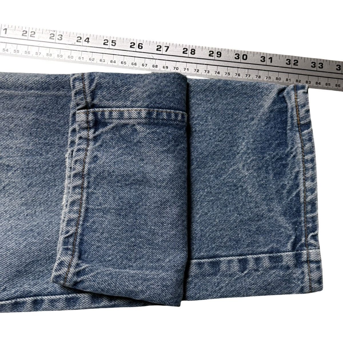 Levi's Vintage 80s Levi's Light Wash 509 0217 Orange Tab Jeans 33 Size US 33 - 8 Thumbnail