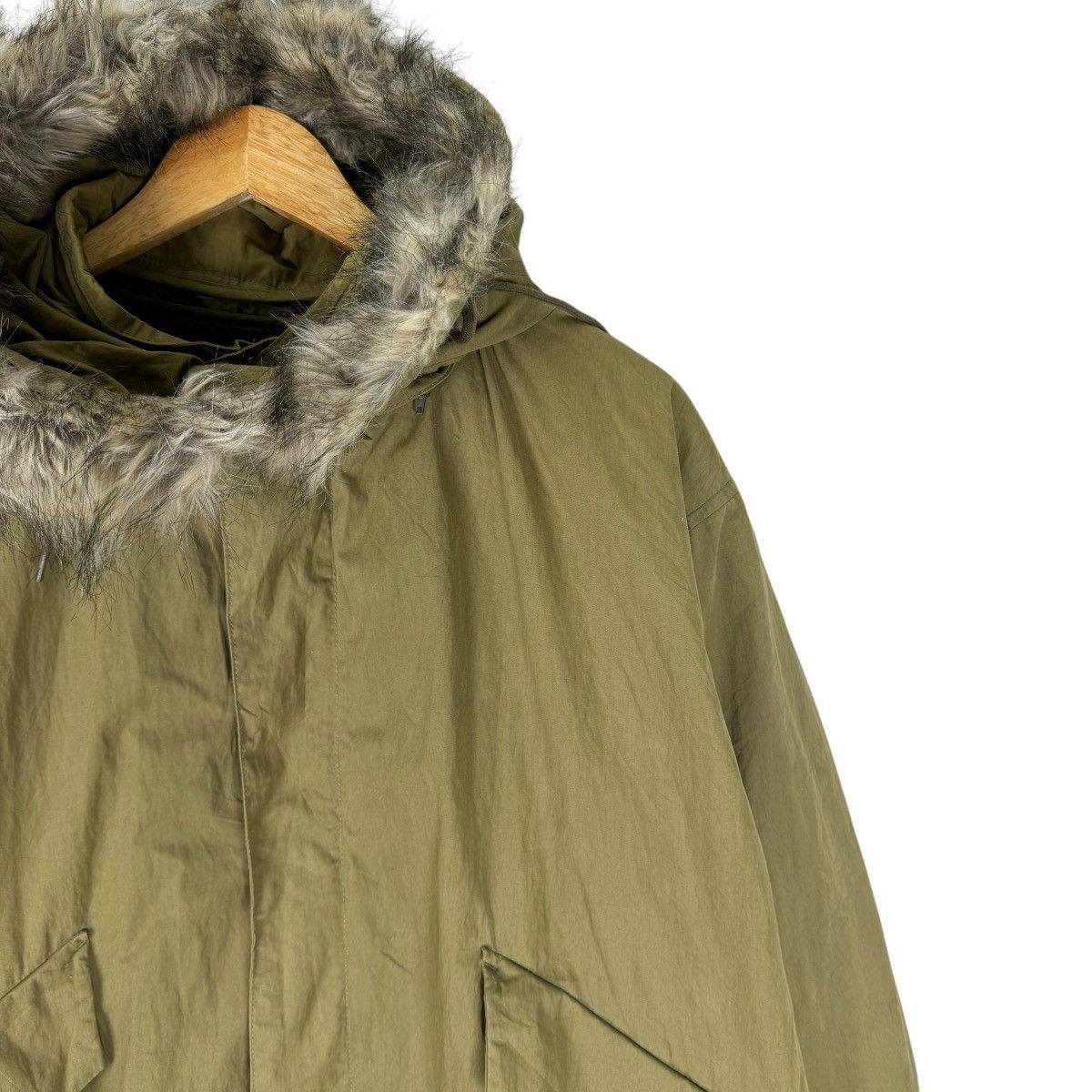 Global Work ❄️GLOBAL WORK HOODIE FUR FISHTAIL PARKA JACKET Size US L / EU 52-54 / 3 - 4 Thumbnail
