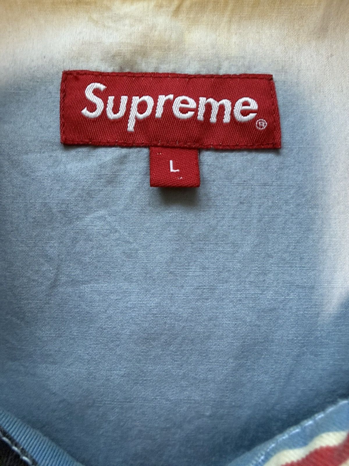 Supreme × Thrasher SS2016 Supreme Thrasher Work Zip Up Jacket Blue Size US L / EU 52-54 / 3 - 6 Thumbnail
