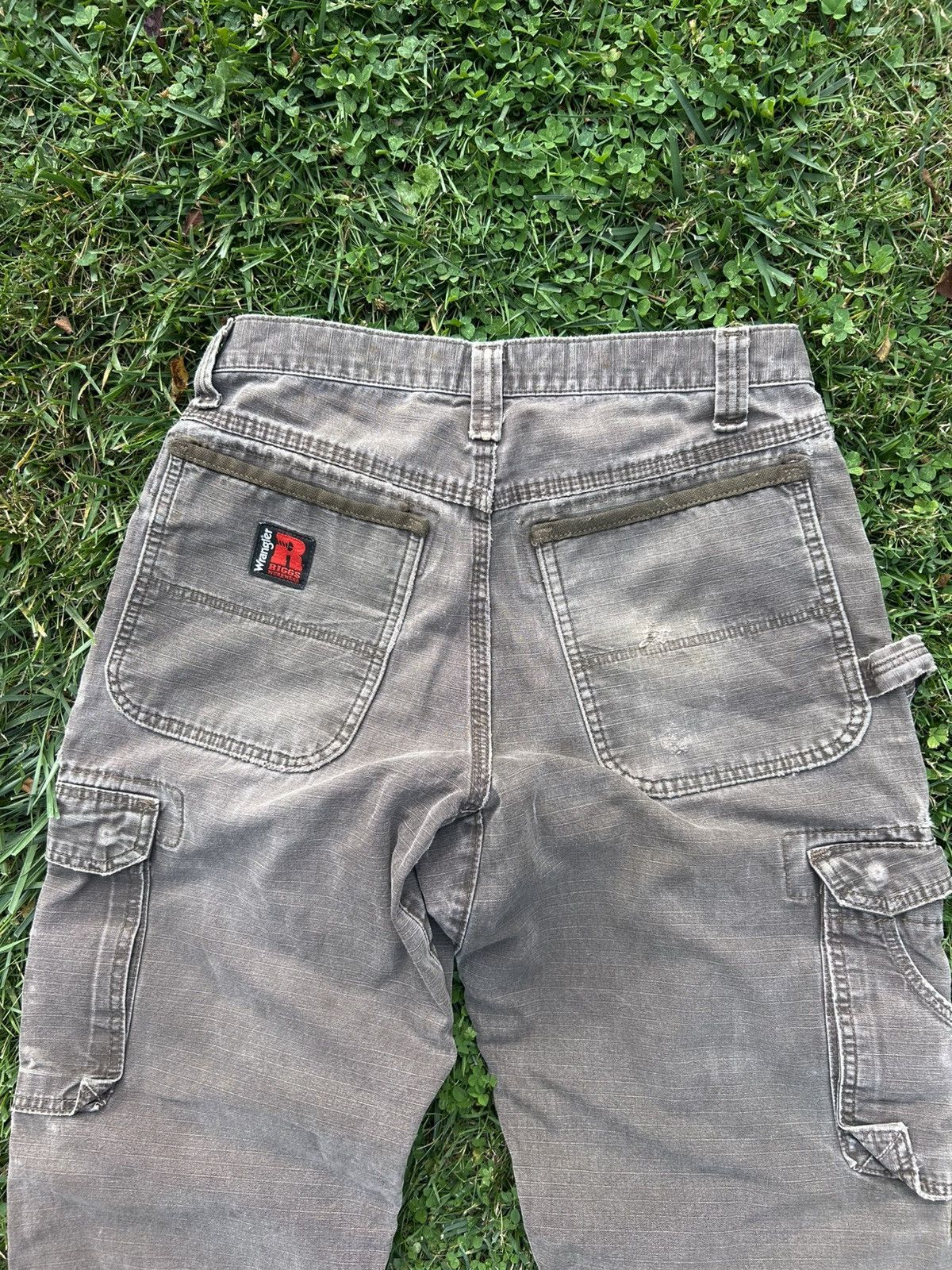 Wrangler Thrashed Mocha Wrangler Carpenter Pants Size US 30 / EU 46 - 2 Thumbnail
