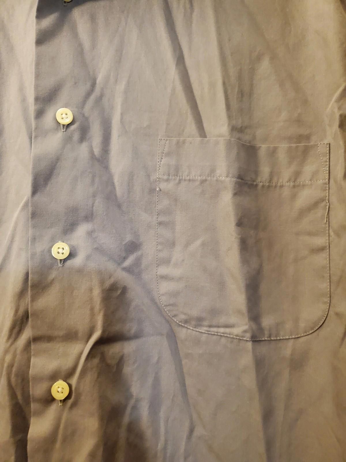 Knightsbridge Knightsbridge Men's Dress Shirt XL Gray 17-17.5-34/35 Size 42R - 4 Thumbnail
