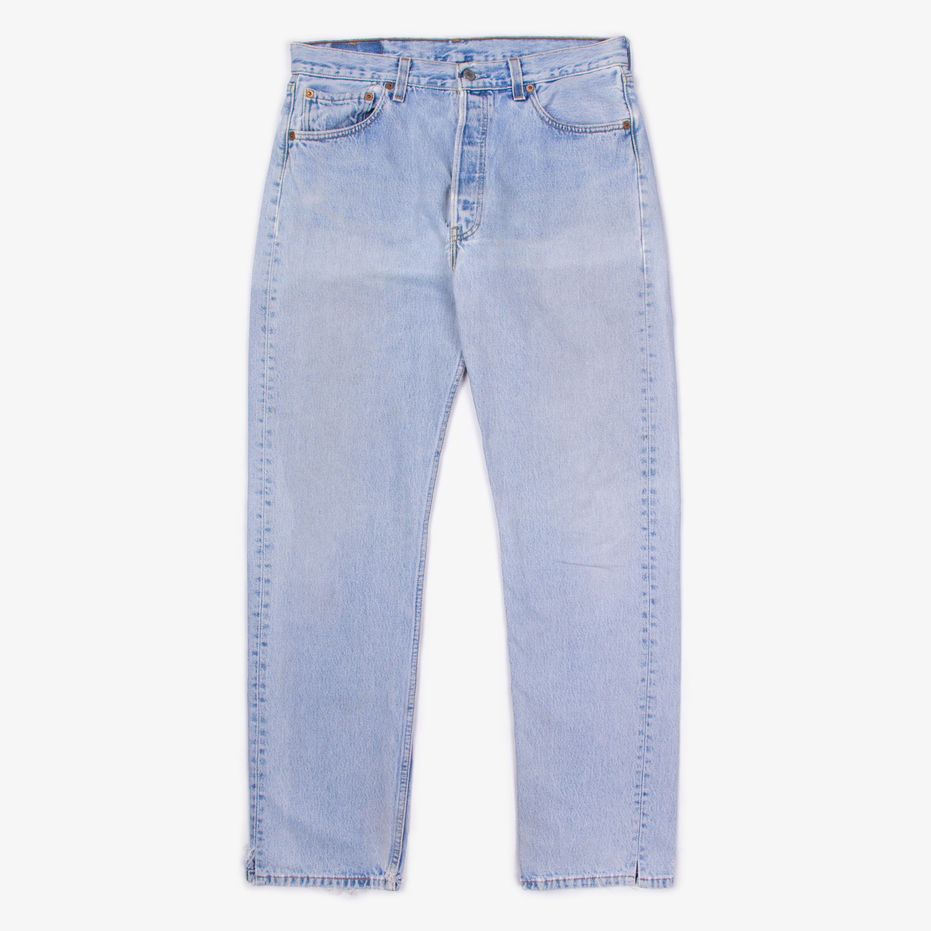Levi's × Levi's Vintage Clothing × Vintage LEVIS LIGHT BLUE WASH 501 Size US 34 / EU 50 - 2 Thumbnail