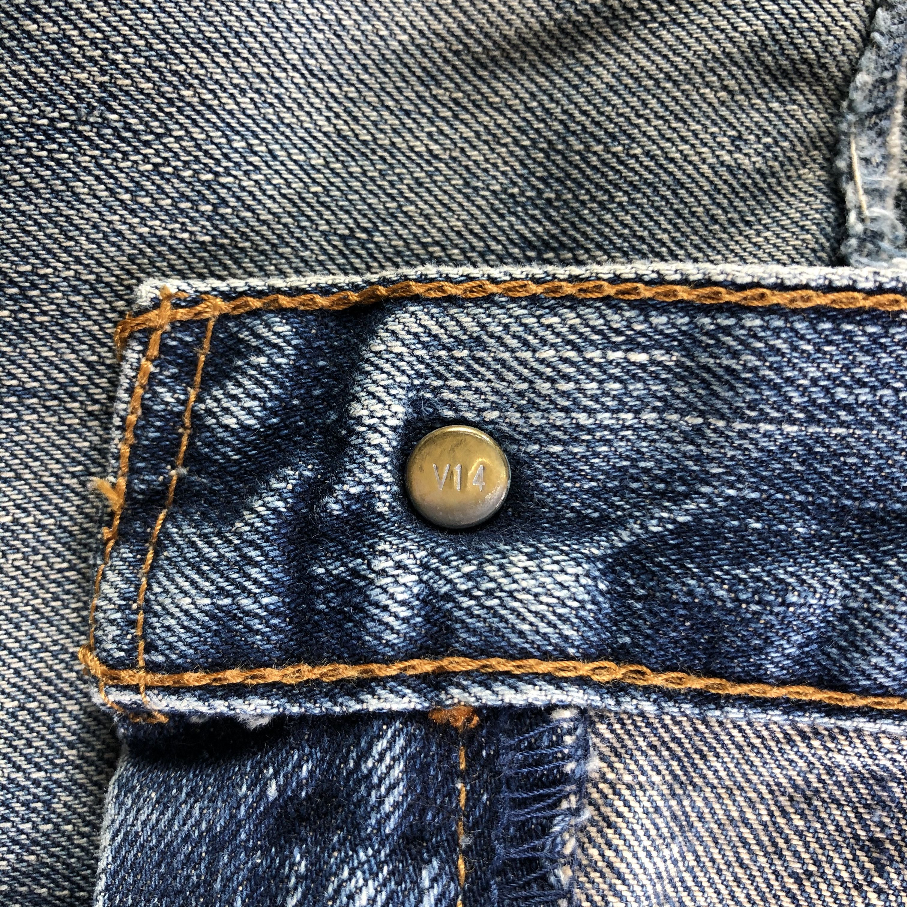 Levi's Distress Vintage Levis 503 Jeans Rusty Denim KJ2245 Size US 34 / EU 50 - 9 Thumbnail
