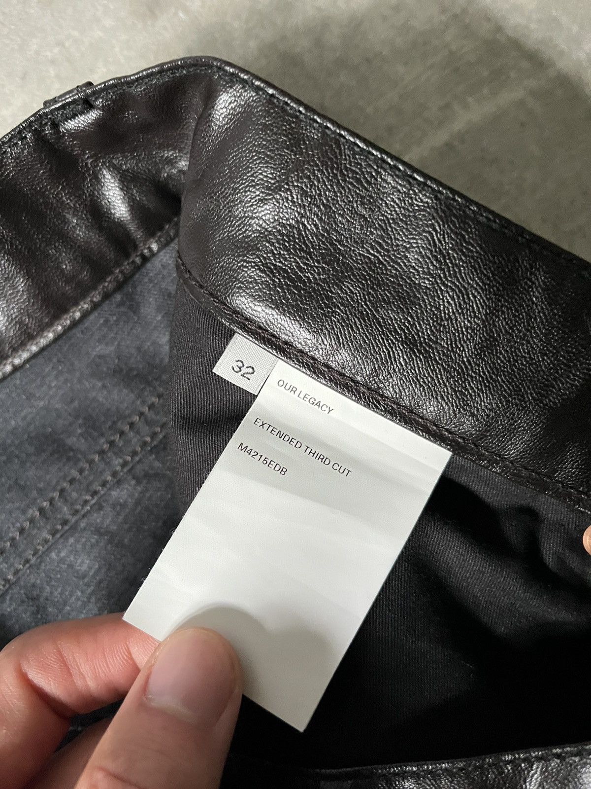 Our Legacy Our Legacy Extended Third Cut Polyurethane pants Size US 32 / EU 48 - 13 Thumbnail