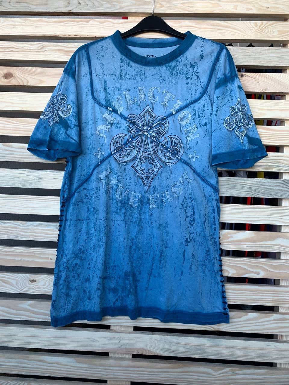 Affliction AFFLICTION CRAZY Y2K PRINTED 90s ERA T SHIRT Size US M / EU 48-50 / 2 - 2 Thumbnail