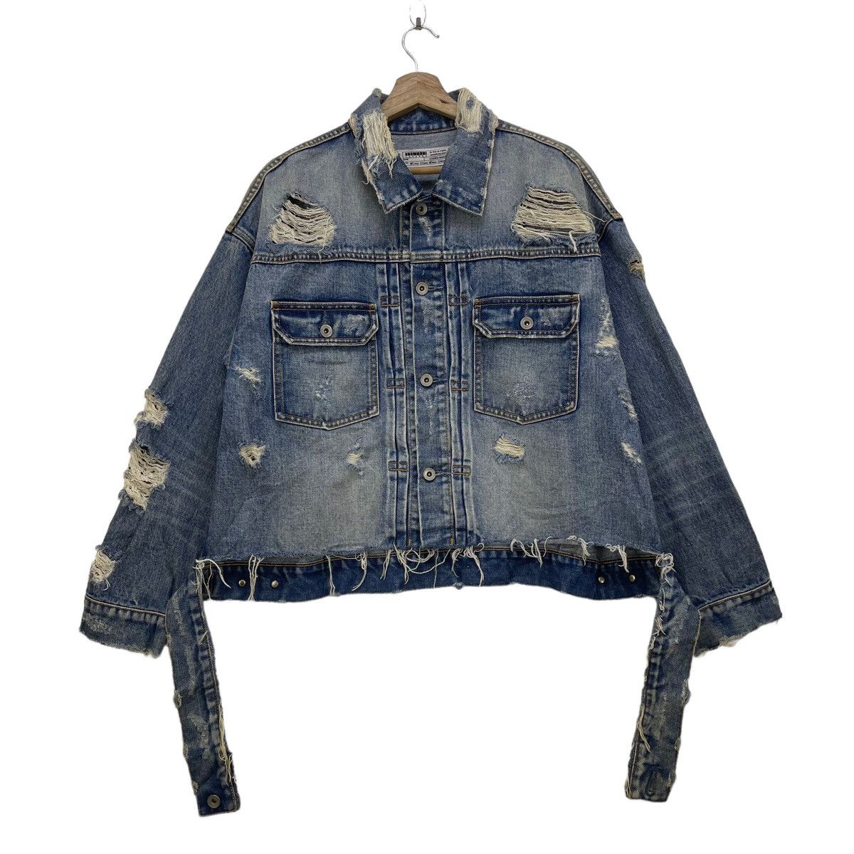 Other Super Distressed Trucker Jacket Type 2 Style In Tokyo Size US M / EU 48-50 / 2 - 1 Thumbnail
