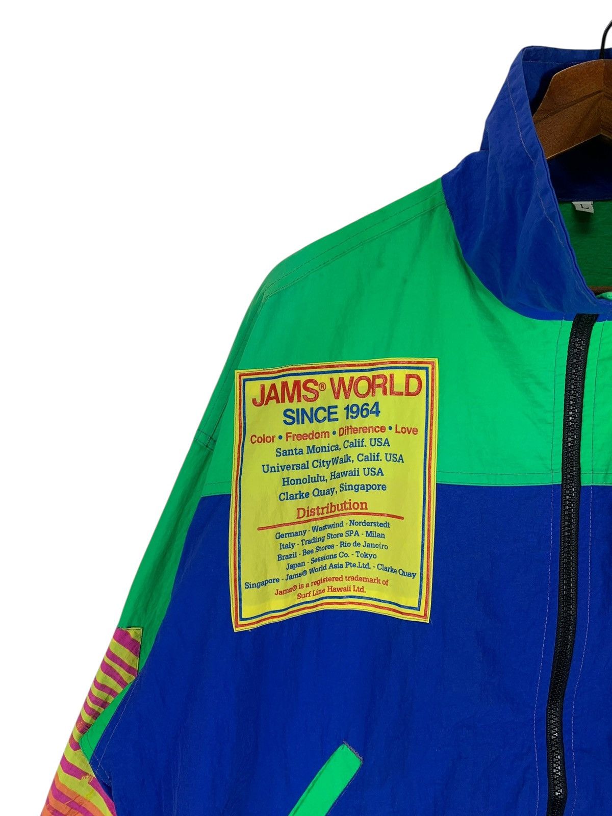 Jams World 80s Jams World Honolulu Hawaii Color Block Patches Jacket Size US L / EU 52-54 / 3 - 6 Thumbnail