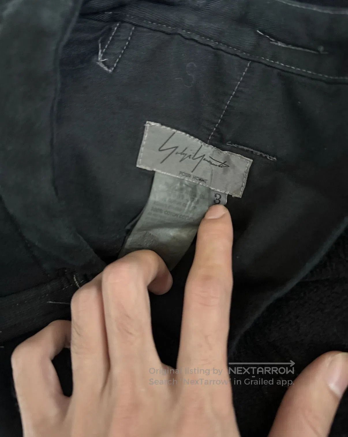 Yohji Yamamoto Black Casual Pants Size 34. Size US 34 / EU 50 - 4 Thumbnail