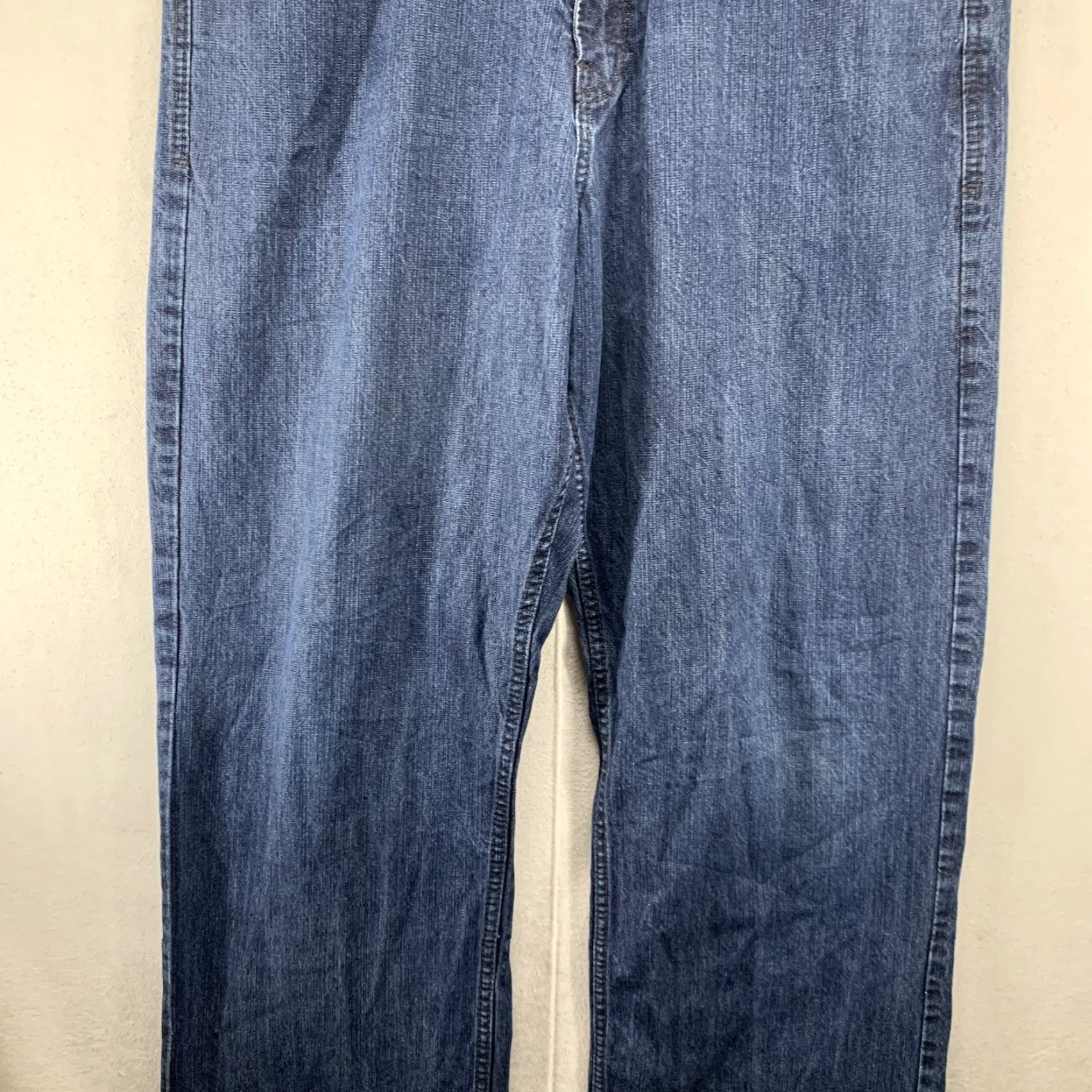 Rocawear VINTAGE Rocawear Baggy Jeans 38x33 Dark Blue Wide-Leg Hip-Hop 90s Mens Size US 38 / EU 54 - 6 Thumbnail