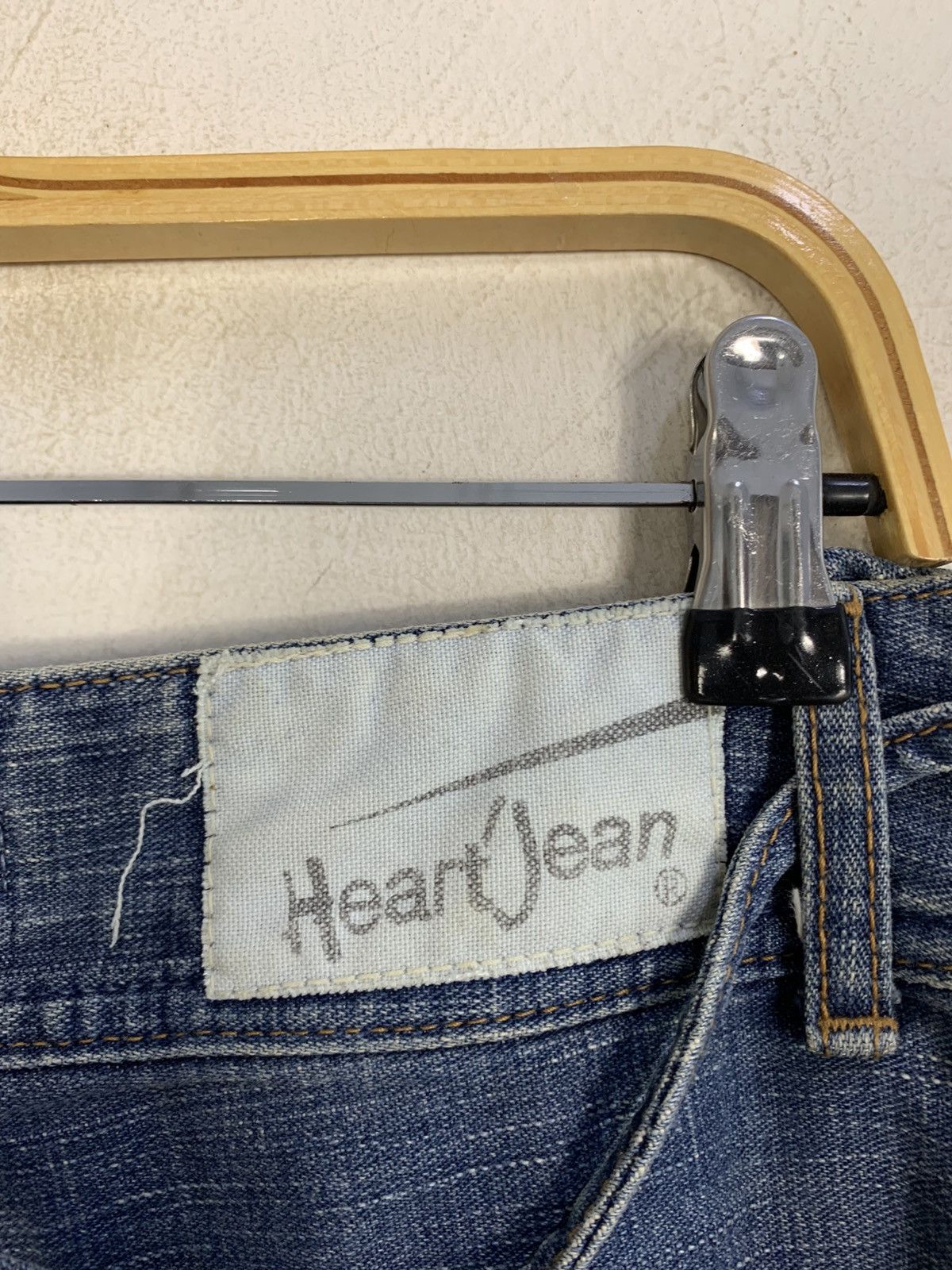 Japanese Brand Heartjean Japan Smock Uniform Indigo Straight Cut Zipper Size 32" / US 10 / IT 46 - 9 Thumbnail