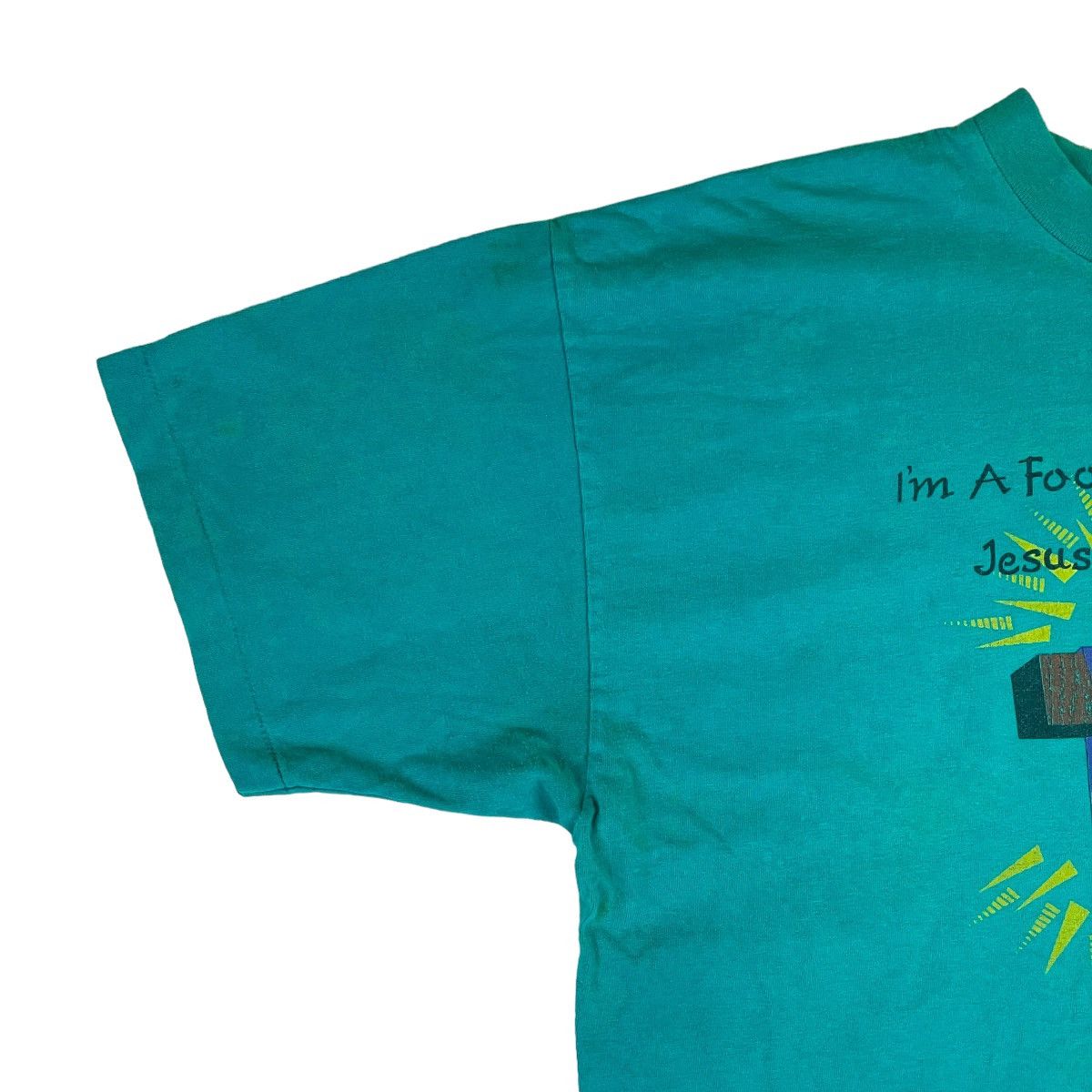 Vintage Vintage 80 I'm A Fool For Jesus Religious Tee Size US XL / EU 56 / 4 - 3 Thumbnail