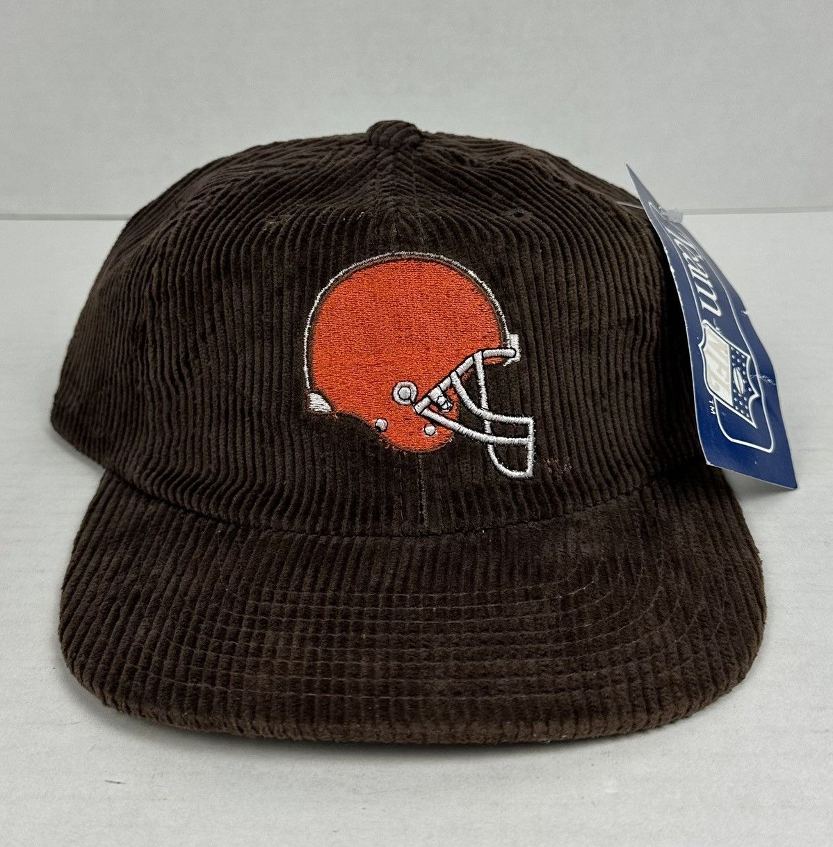 NFL Vintage Cleveland Browns Corduroy Snapback Hat Annco NFL 90s Size ONE SIZE - 1 Thumbnail