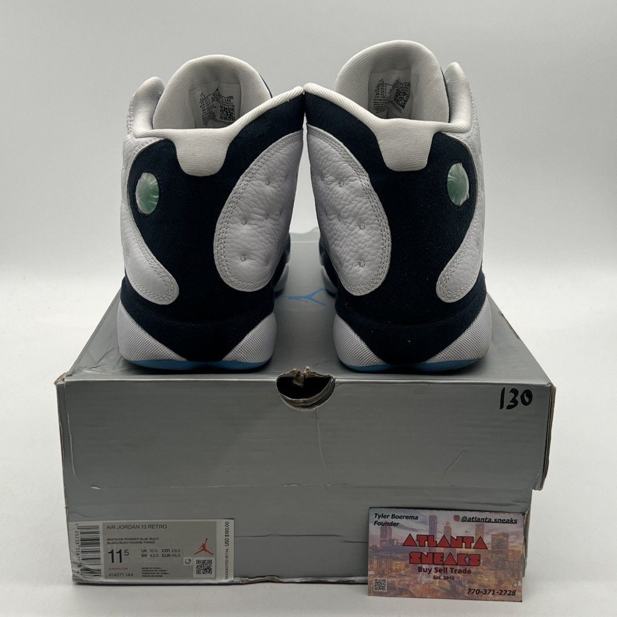 Jordan Brand Air Jordan 13 obsidian Size US 11.5 / EU 44-45 - 3 Thumbnail