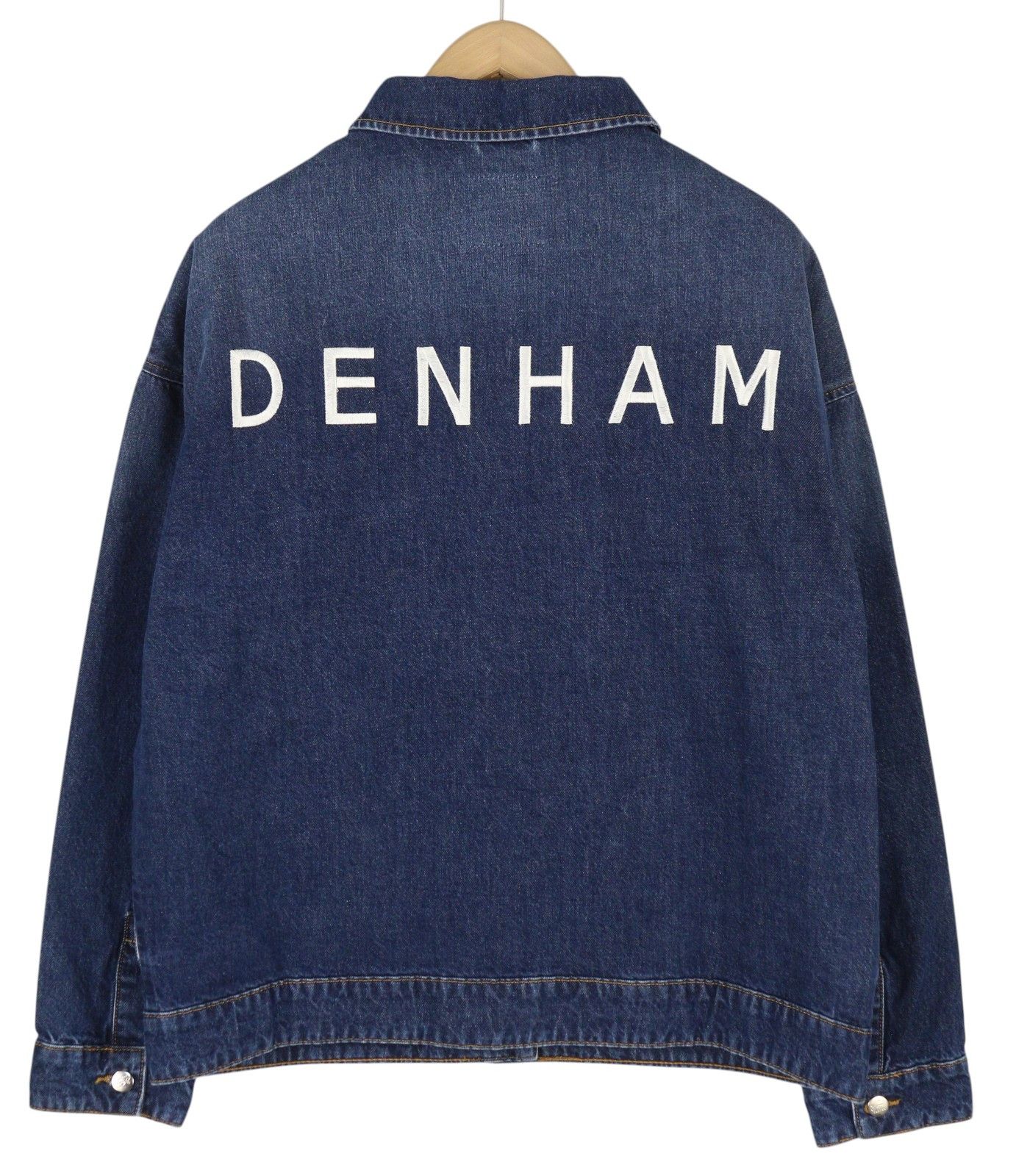 DENHAM CENTURY TRUCKER M Denim Blue Washed Oversized Jacket 85715 Size M / US 6-8 / IT 42-44 - 1 Thumbnail